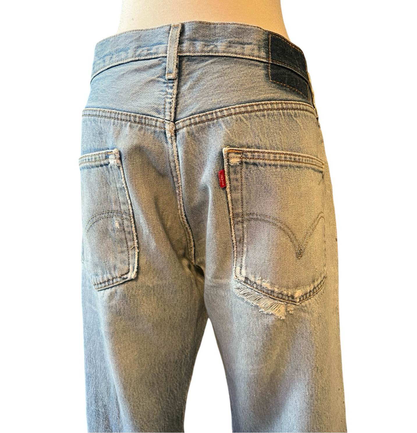 Vintage Thrashed Distressed Levi’s 501’s 34 X 31