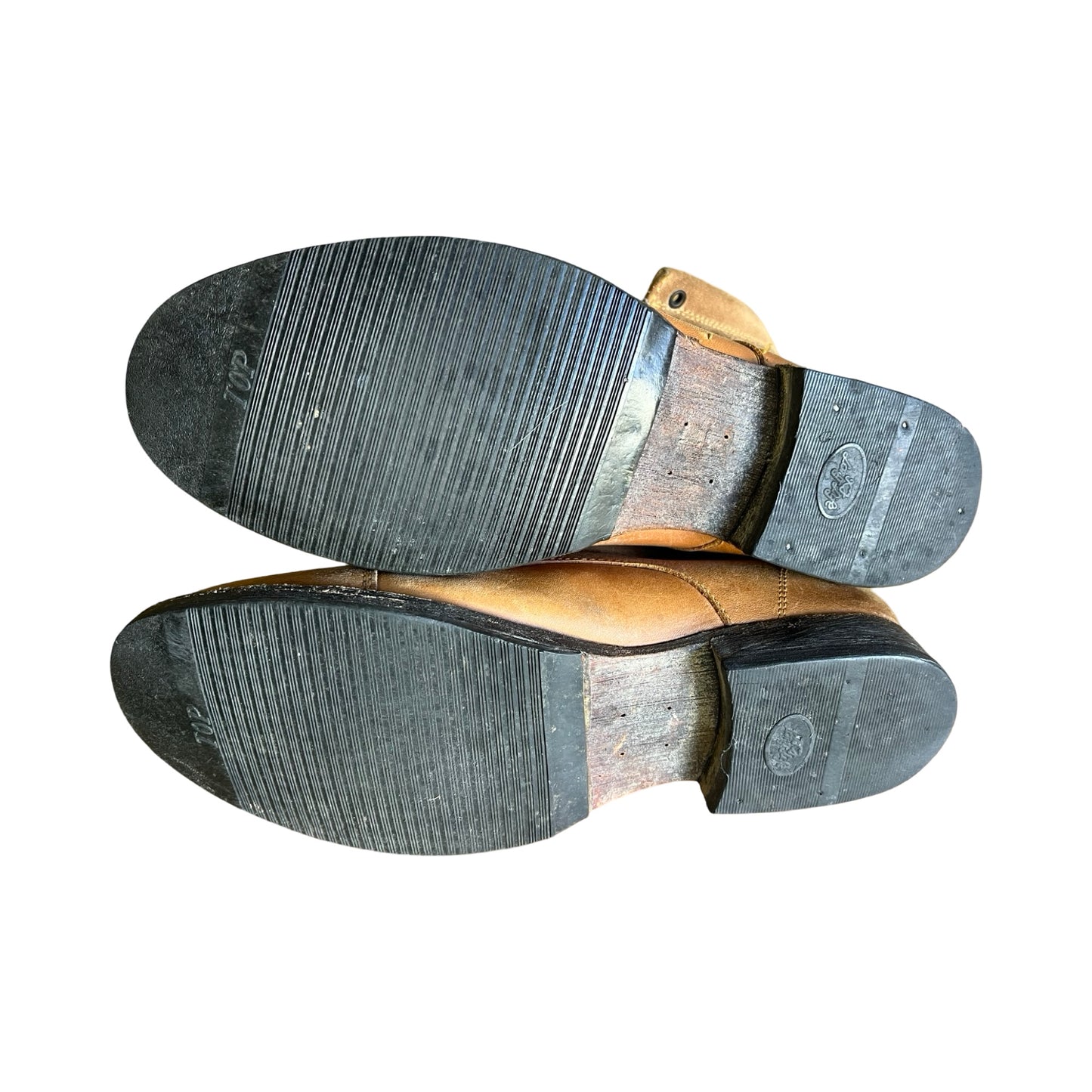 Vintage Frye White Label Distressed & Well Worn Lace Up Ankle Boots Women’s 8