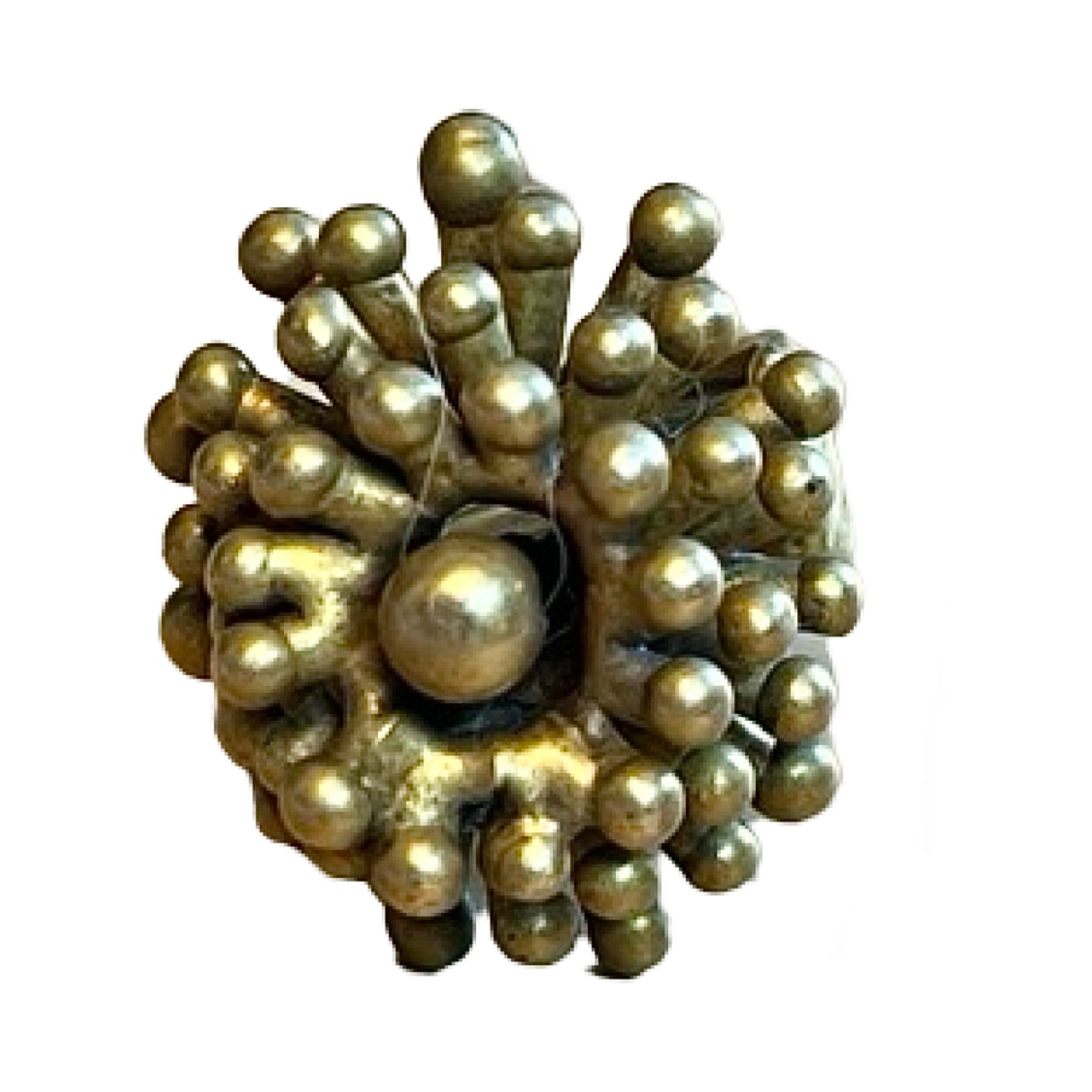 Vintage 60’s Modernist Brass Ring Pal Kepenyes Era 6.5