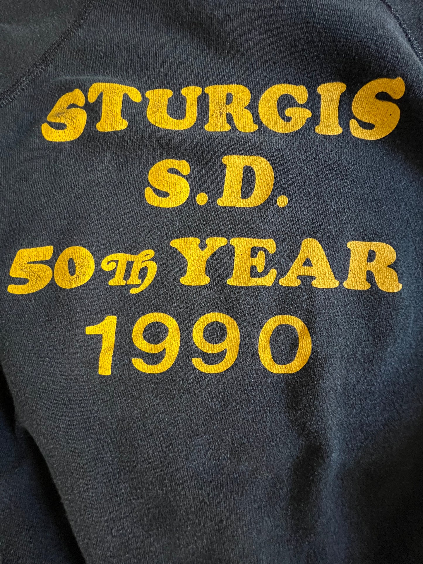 Rare Vintage 1983 Harley Davidson Raglan Sweatshirt Sturgis 1990 XL