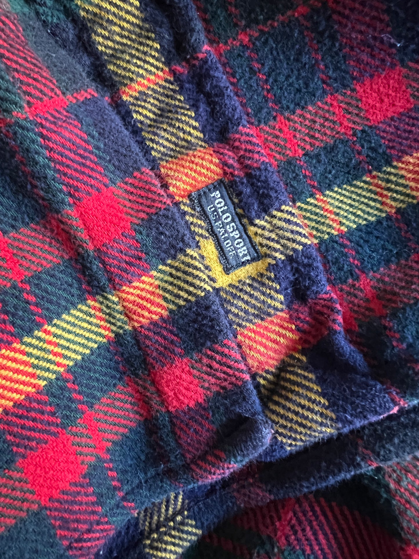 Vintage 90’s Ralph Lauren Polo Sport Flannel XXL