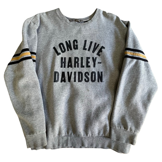 Vintage 90’s Distressed Oversized Harley Davidson Sweatshirt 3XL