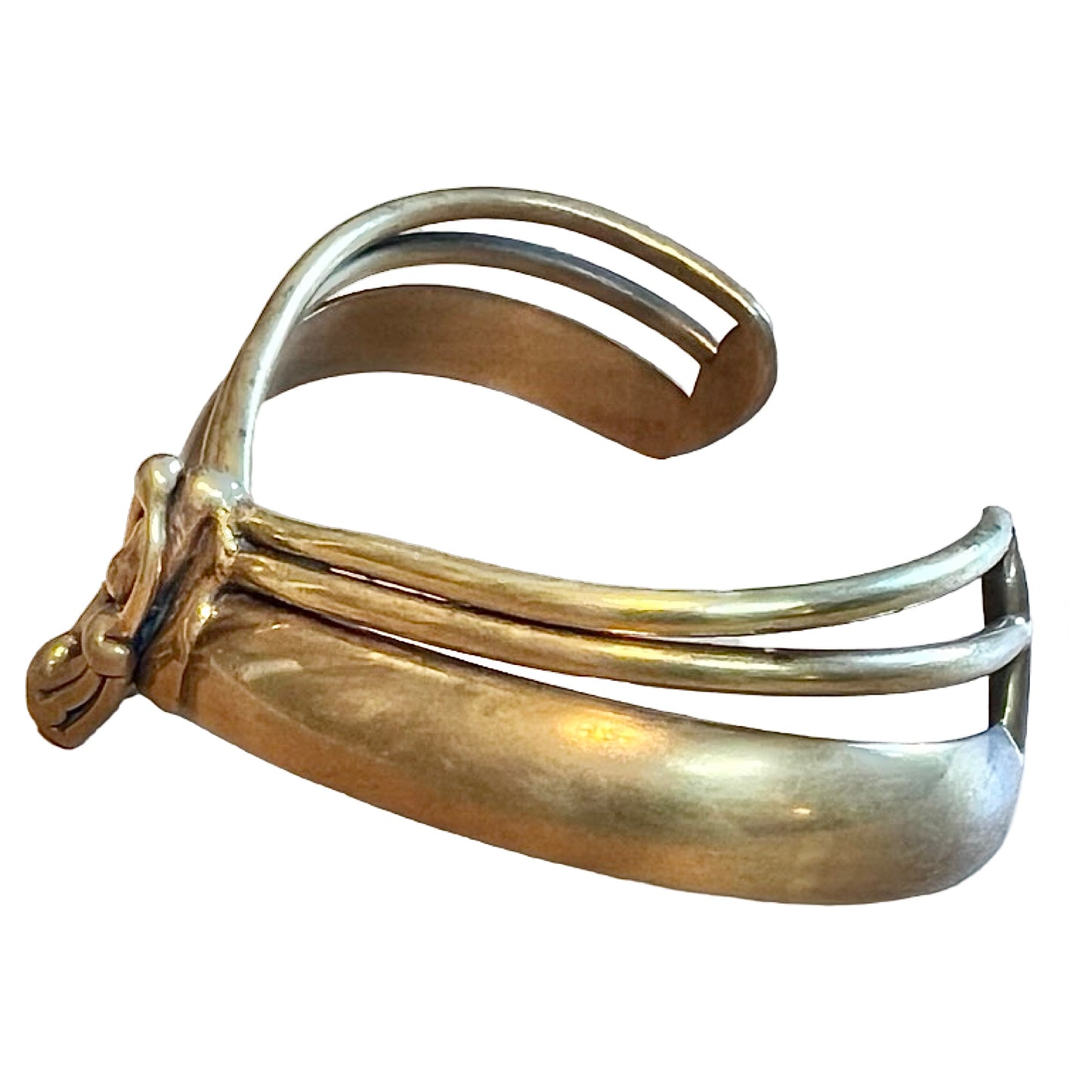 Vintage 1970’s Signed Clarke V. Carmen Modernist Brass Cuff