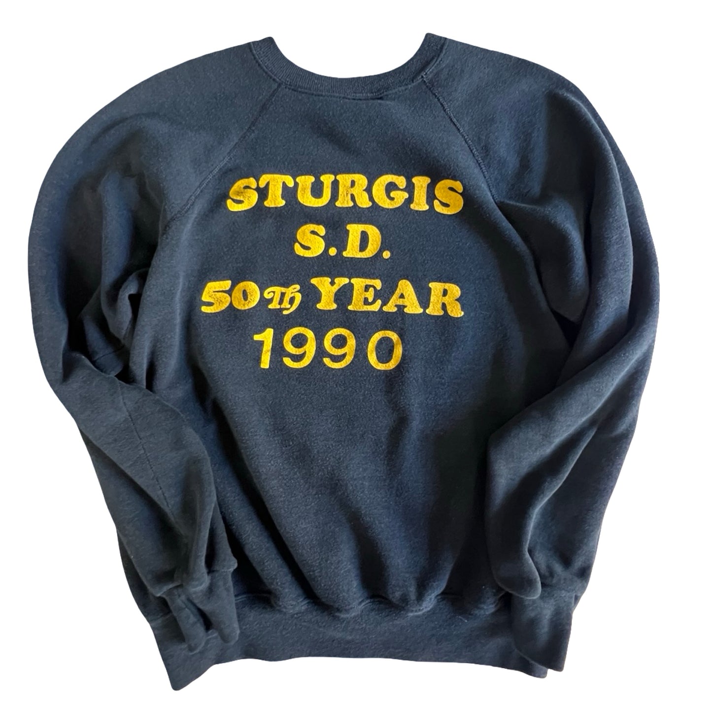 Rare Vintage 1983 Harley Davidson Raglan Sweatshirt Sturgis 1990 XL