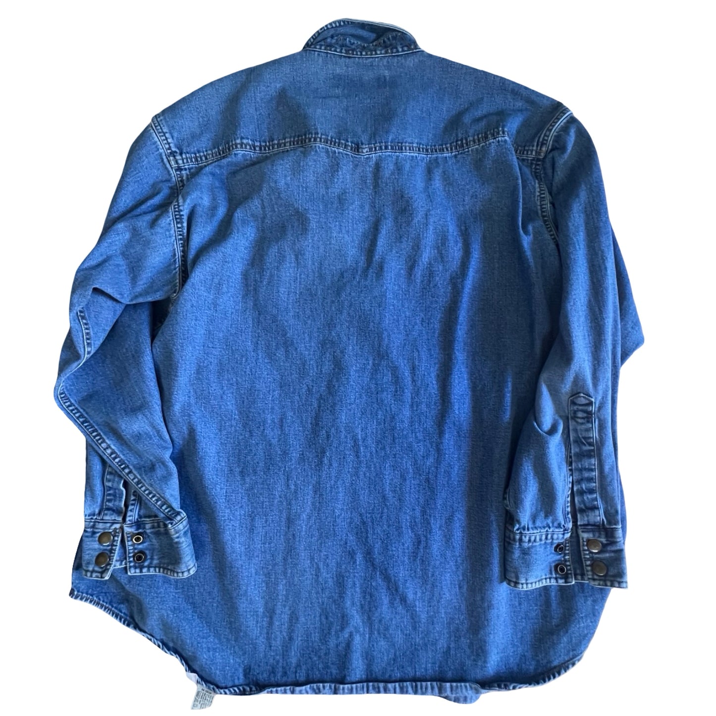 Vintage 80’s Orvis Denim Pullover Shirt XL