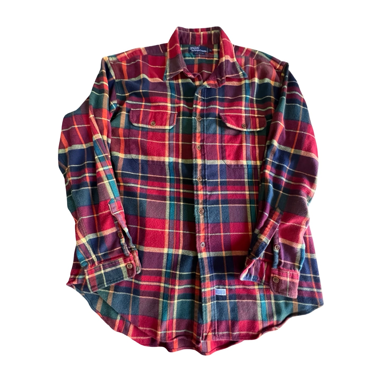 Vintage 90’s Oversized Classic Polo Ralph Lauren Flannel XL