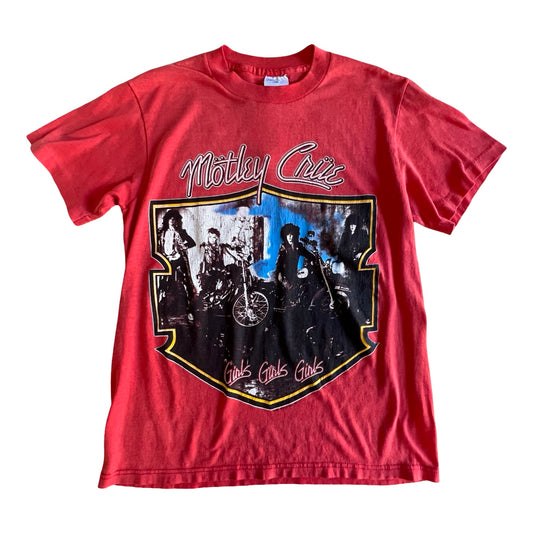 Vintage Original 1987 Motley Crue Girls Girls Girls T-Shirt S