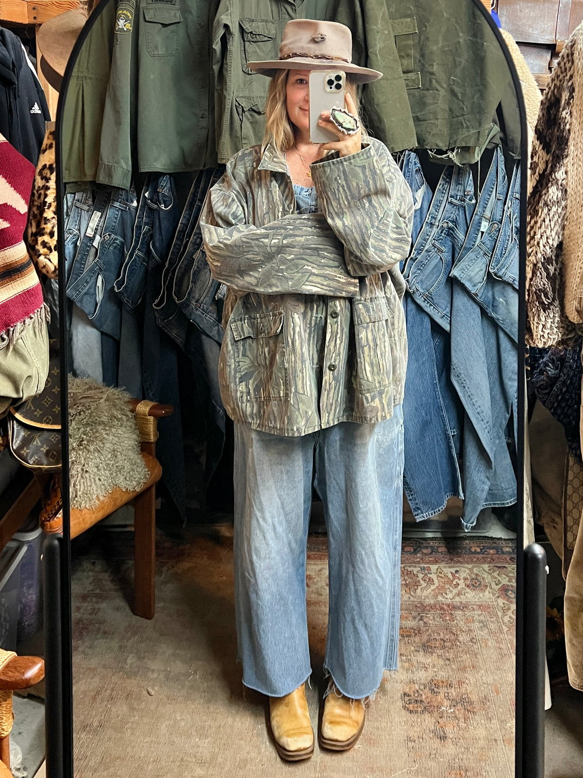 Vintage 1980’s Realtree Spartan Oversized Camo Jacket XXL