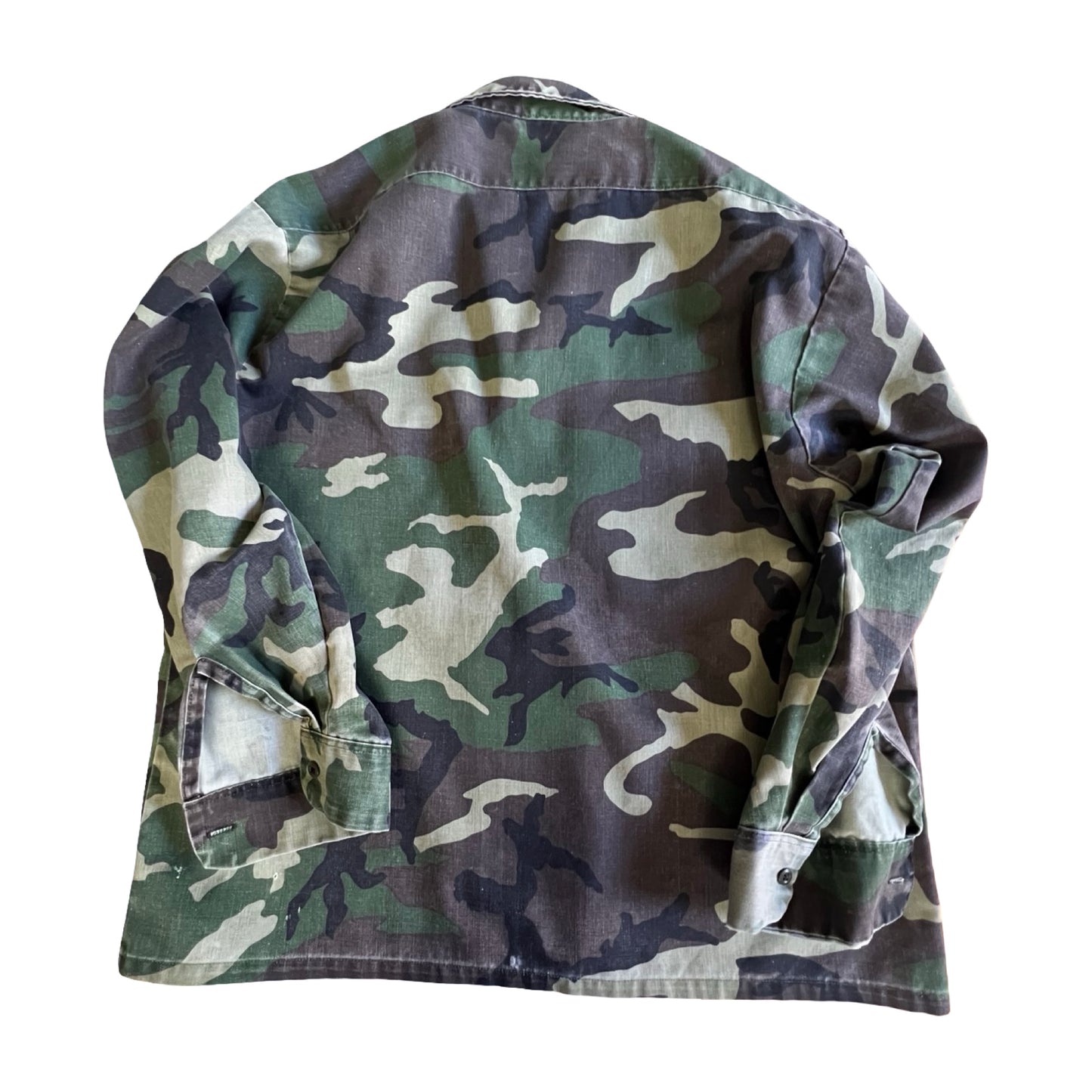 Vintage Dickies Worn & Distressed Camo Work Shirt XL