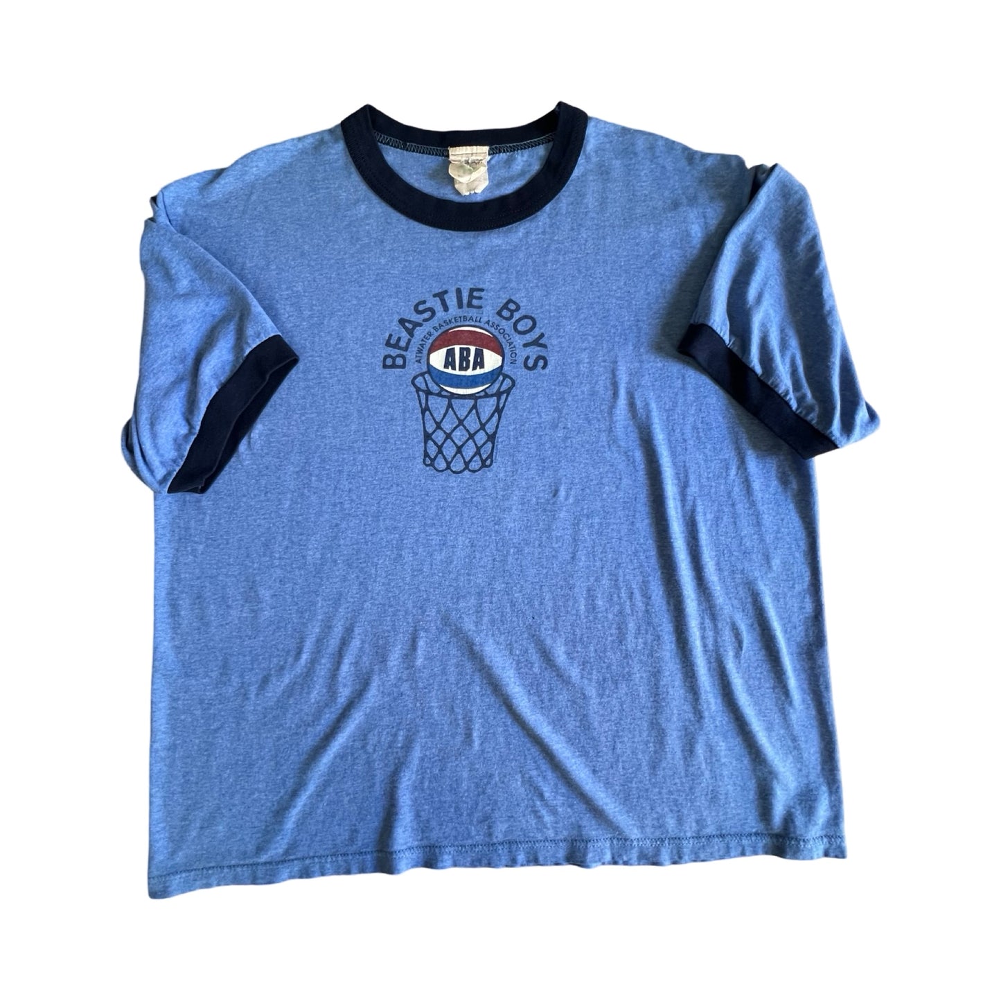 Vintage 90’s Beastie Boys Atwater Basketball Ringer Tee XL