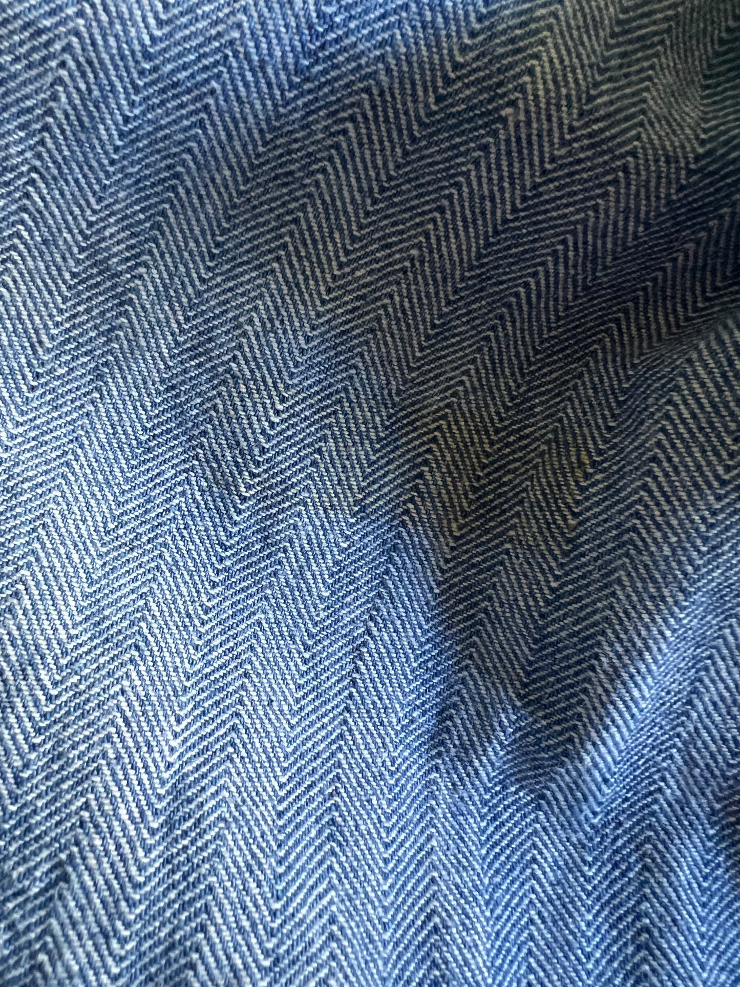 Vintage 1950’s Herringbone Twill Union Made Sanforized Denim Machinist Coat 50R