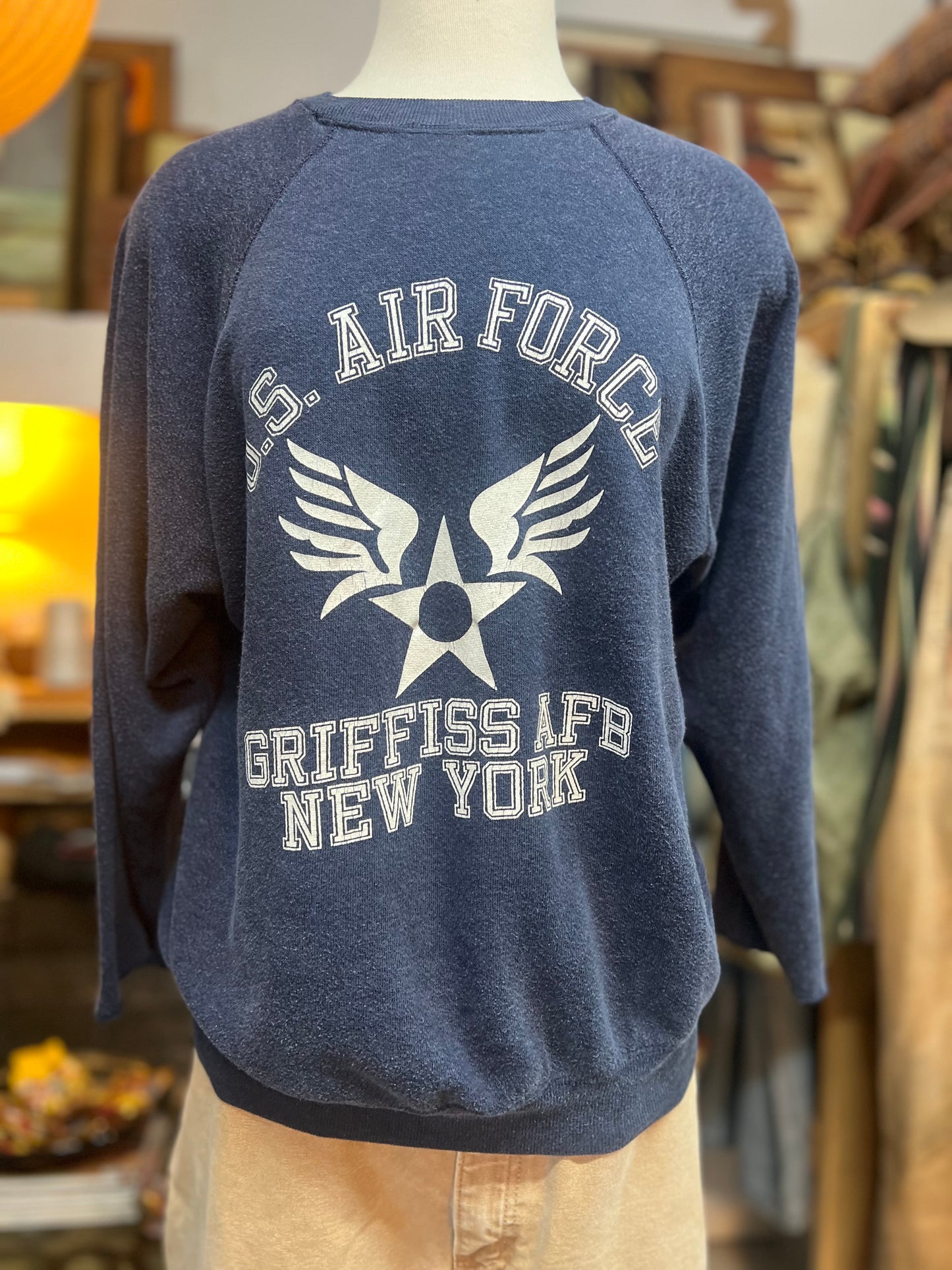 Vintage 60’s/70’s Griffiss AFB New York Raglan Sweatshirt
