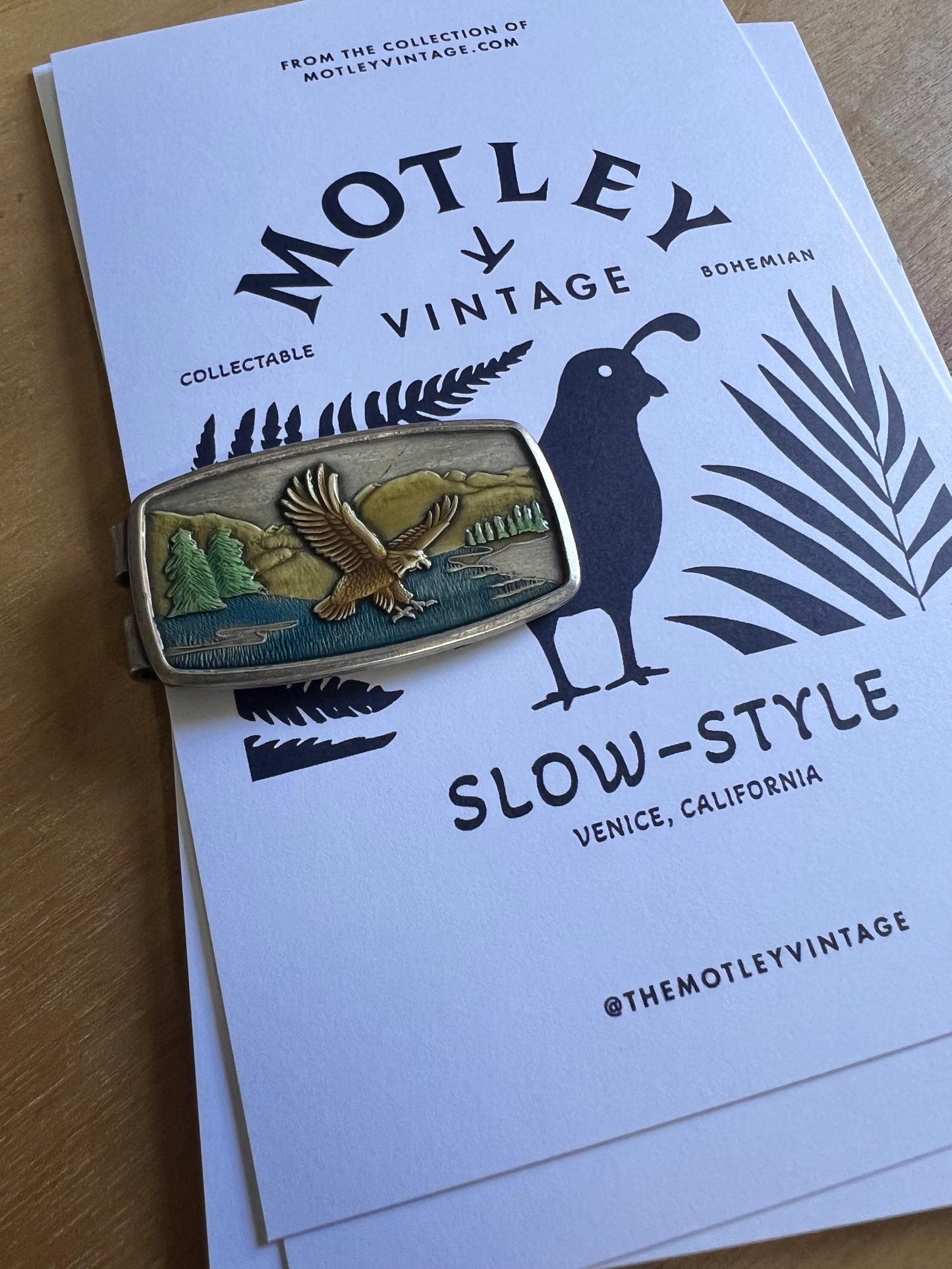 Vintage Anson Eagle Mountain Money Clip