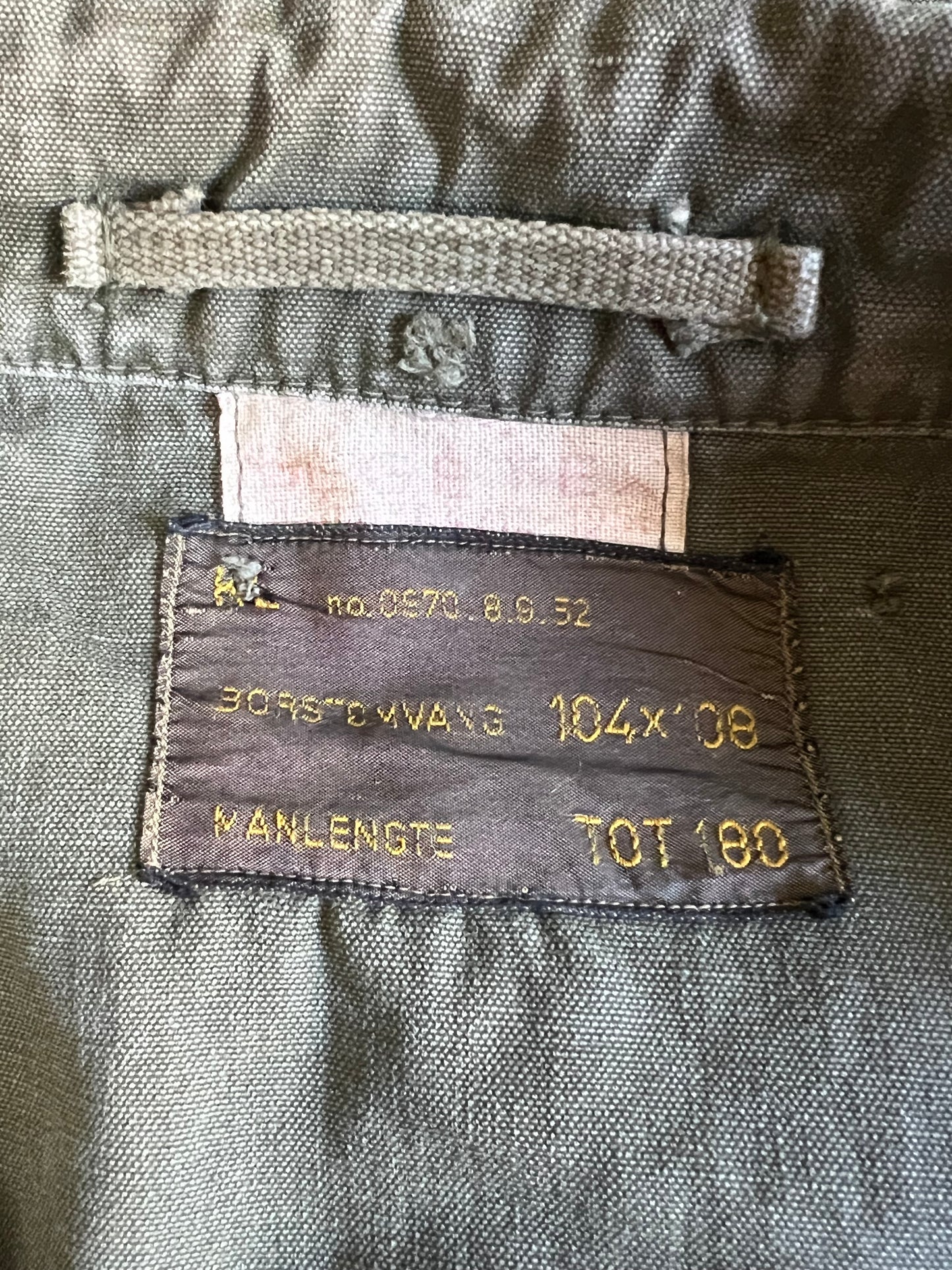 Incredible Rare 1950’s Vintage Distressed Army Jacket XL