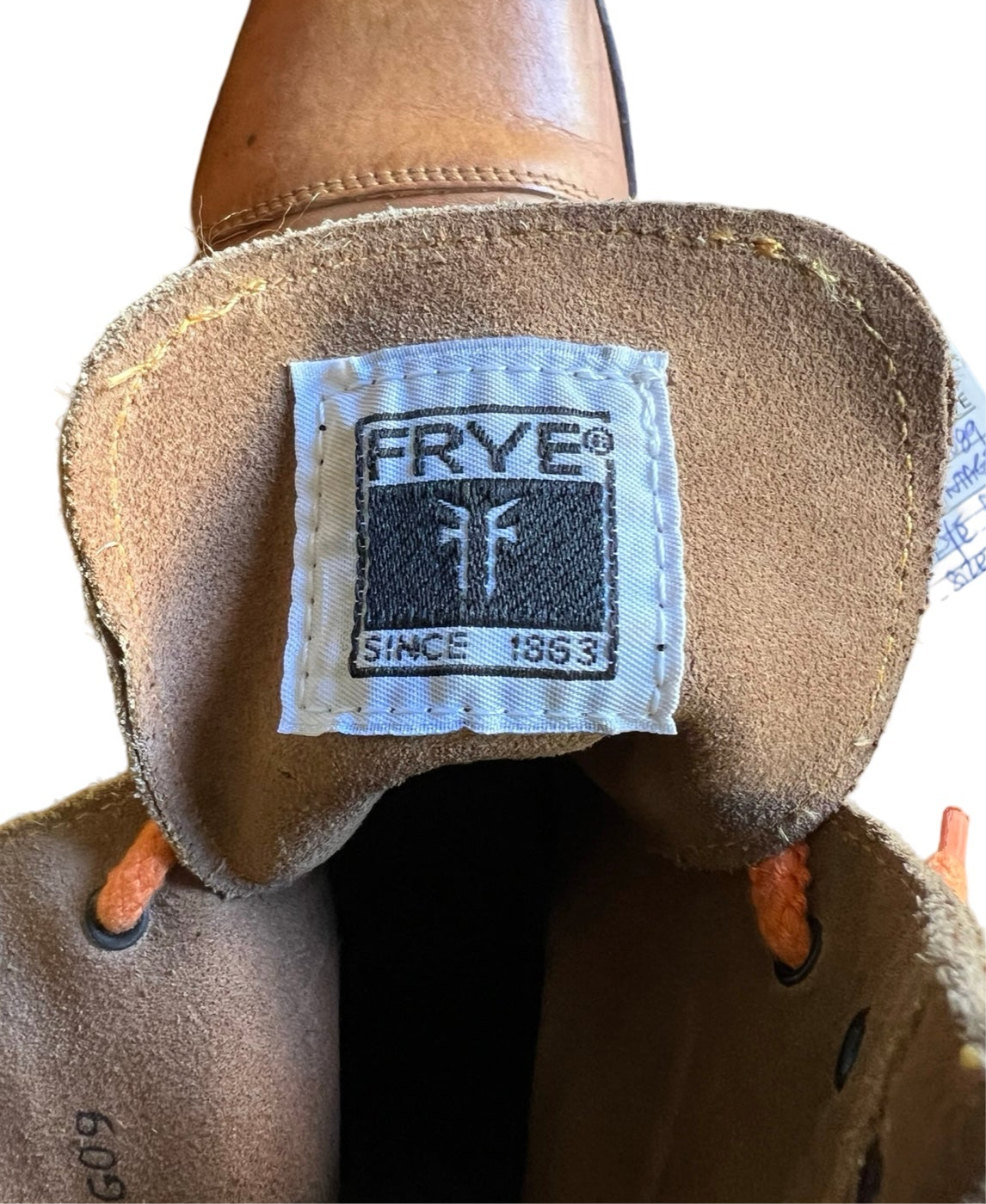 Vintage Frye White Label Distressed & Well Worn Lace Up Ankle Boots Women’s 8