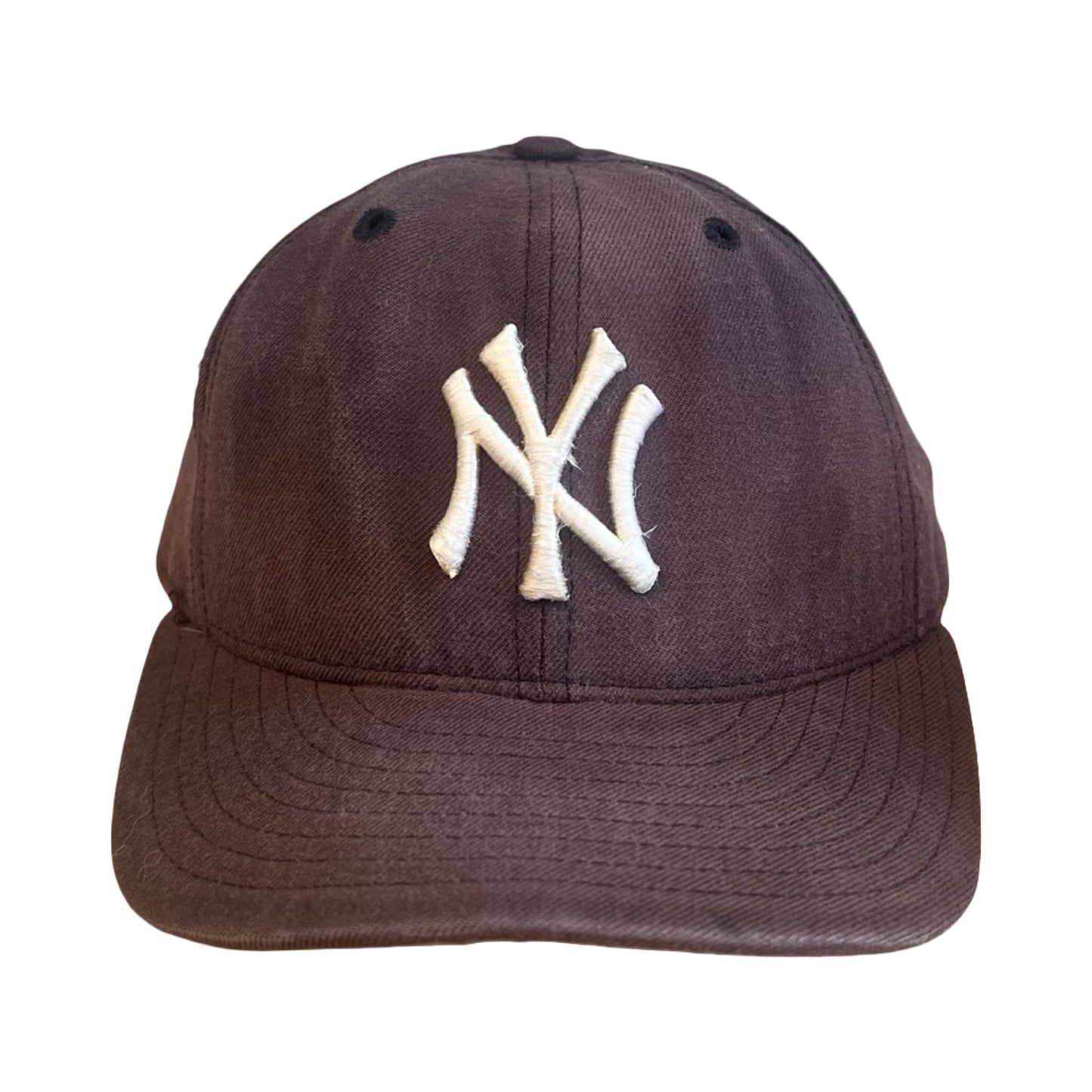 Vintage 90’s Distressed Wool New Era Diamon Collection Yankees Fitted Hat