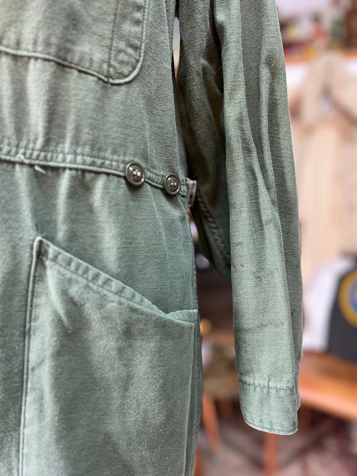 Vintage Distressed Army Jumpsuit McDonald L