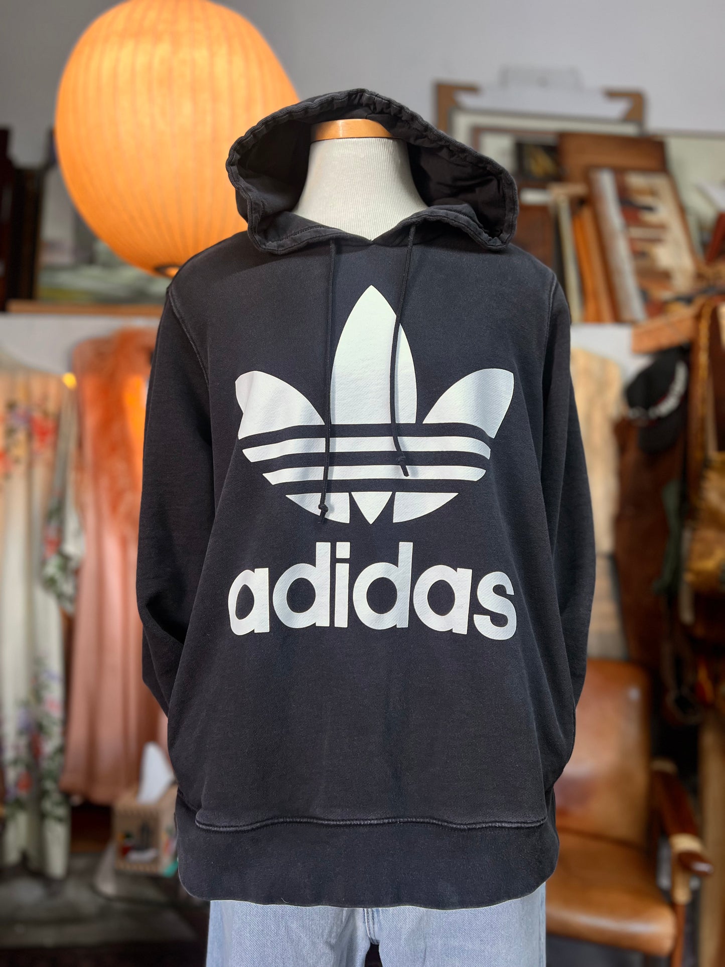 Vintage 1990’s Adidas Trefoil Logo Hoodie XL