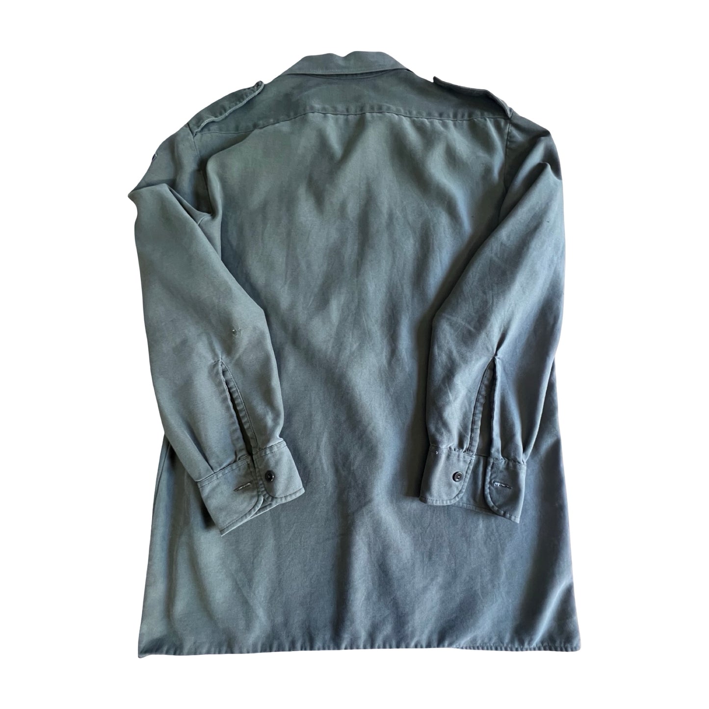 Vintage Army Shirt Jacket Military Uniform L