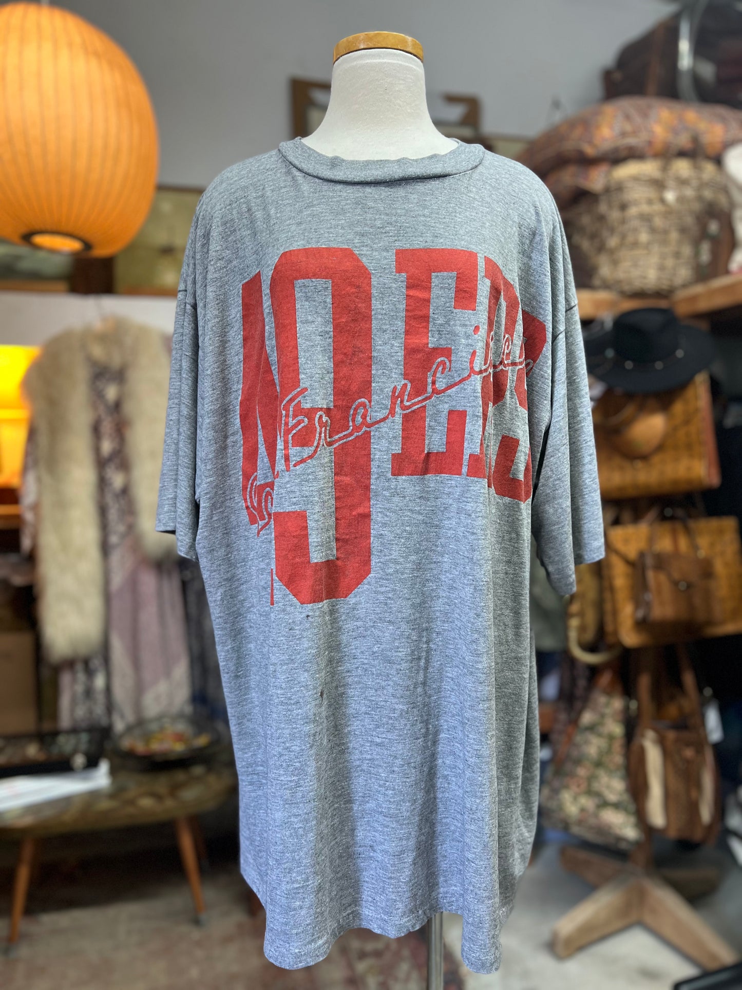 Rare Vintage 80’s San Francisco 49ers TriBlend Oversized Artex T-Shirt