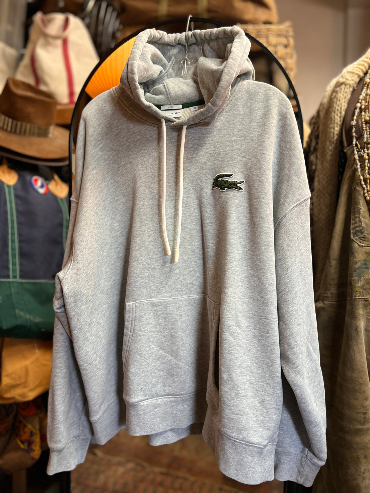 Lacoste Oversized Large Logo Hoodie 3XL