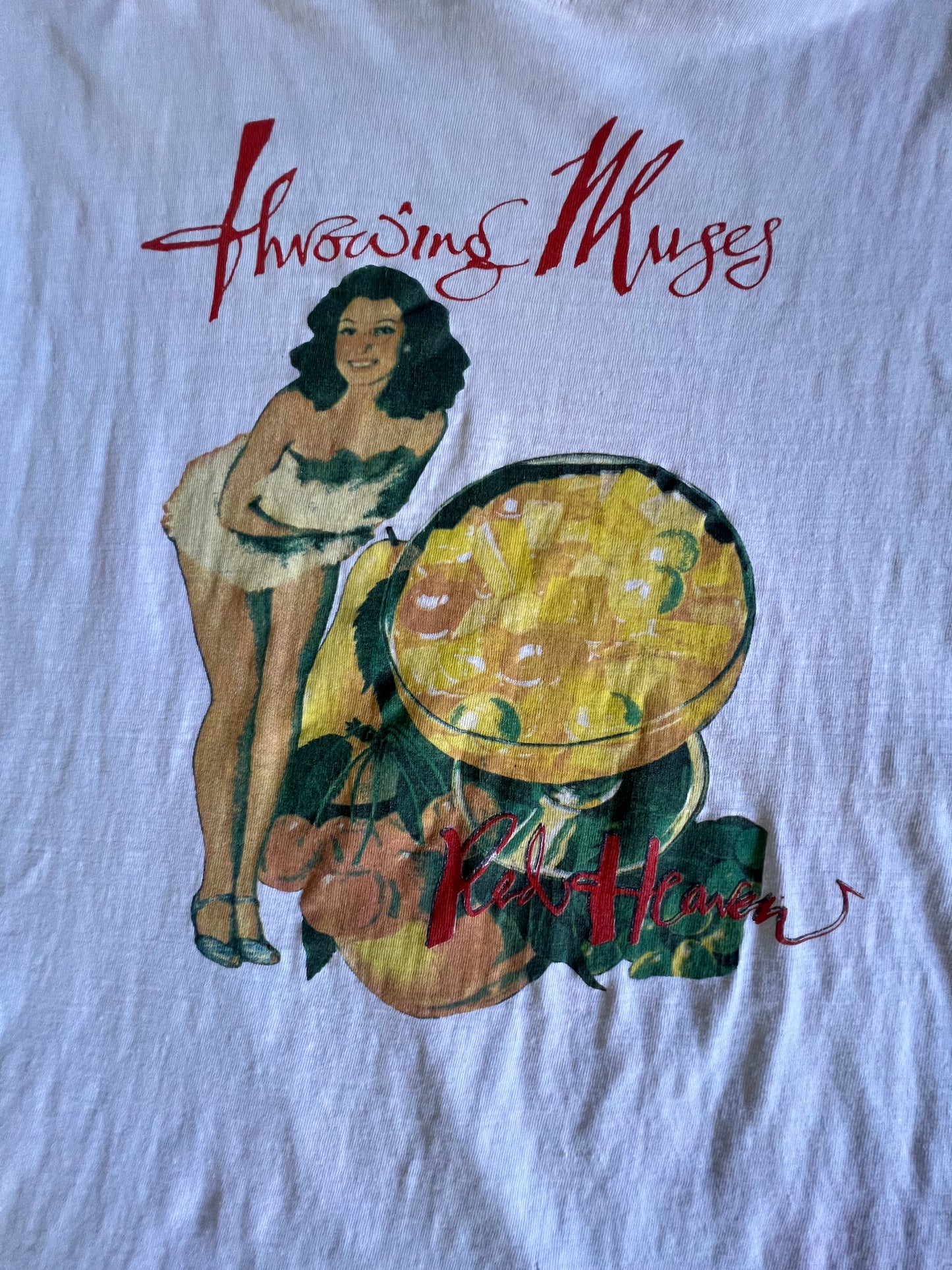 Rare Vintage 1992 Throwing Muses Red Heaven TShirt XL