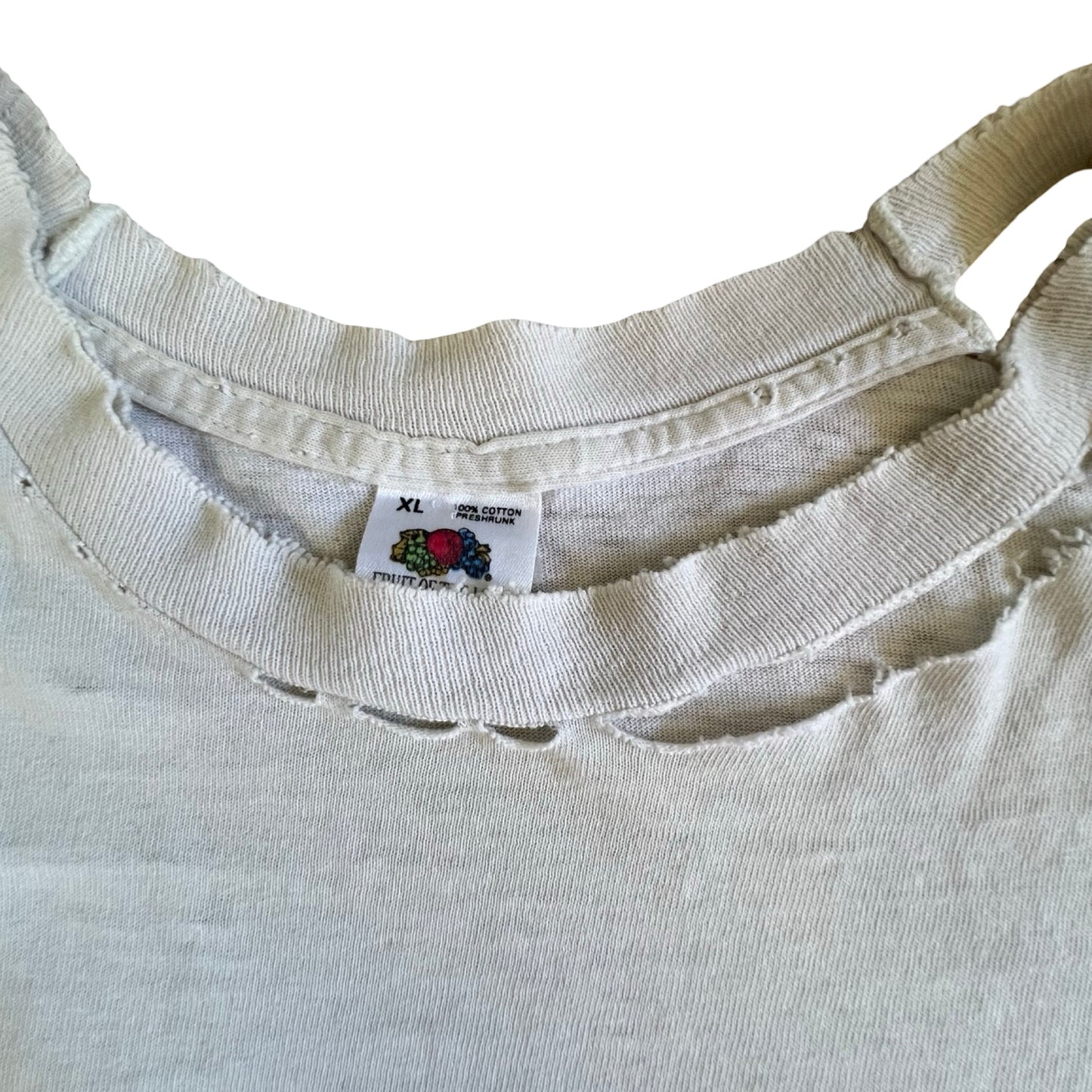 Vintage Original 1985 Black Flag Single Stitch Thrashed T-Shirt XL