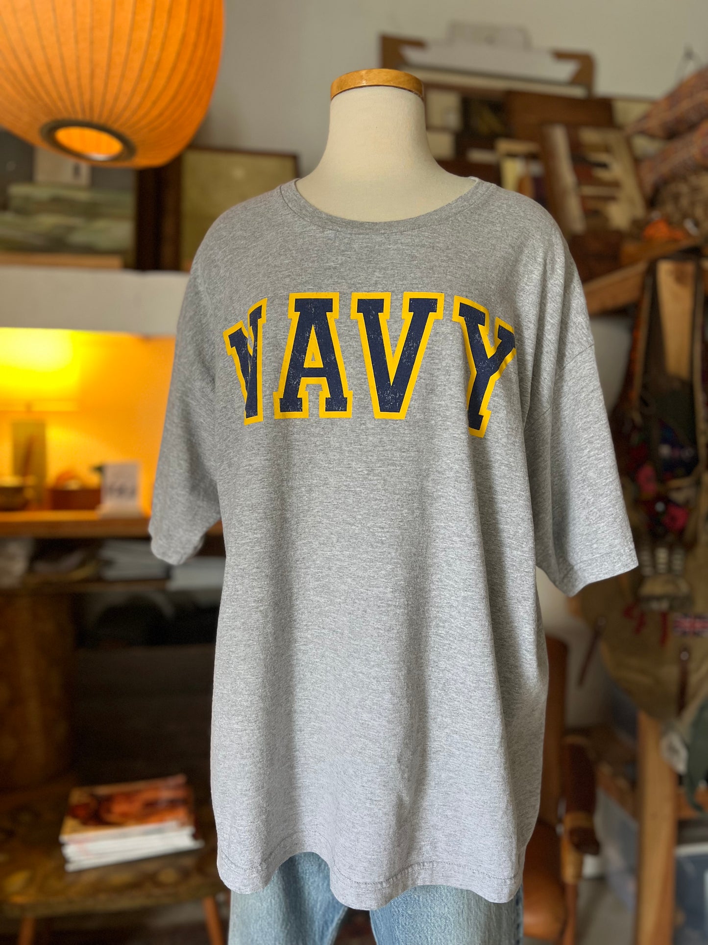 Vintage 90’s Navy Oversized T-Shirt 2XL