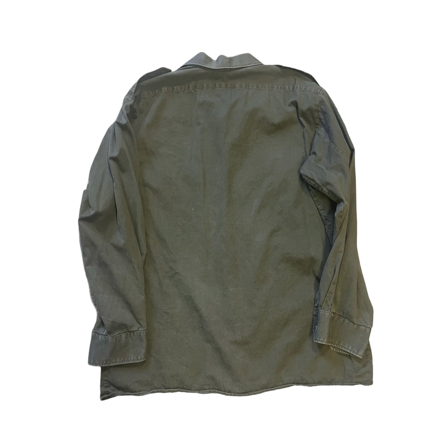 Vintage Austrian Military Uniform Shirt Jacket Heerseigentum L