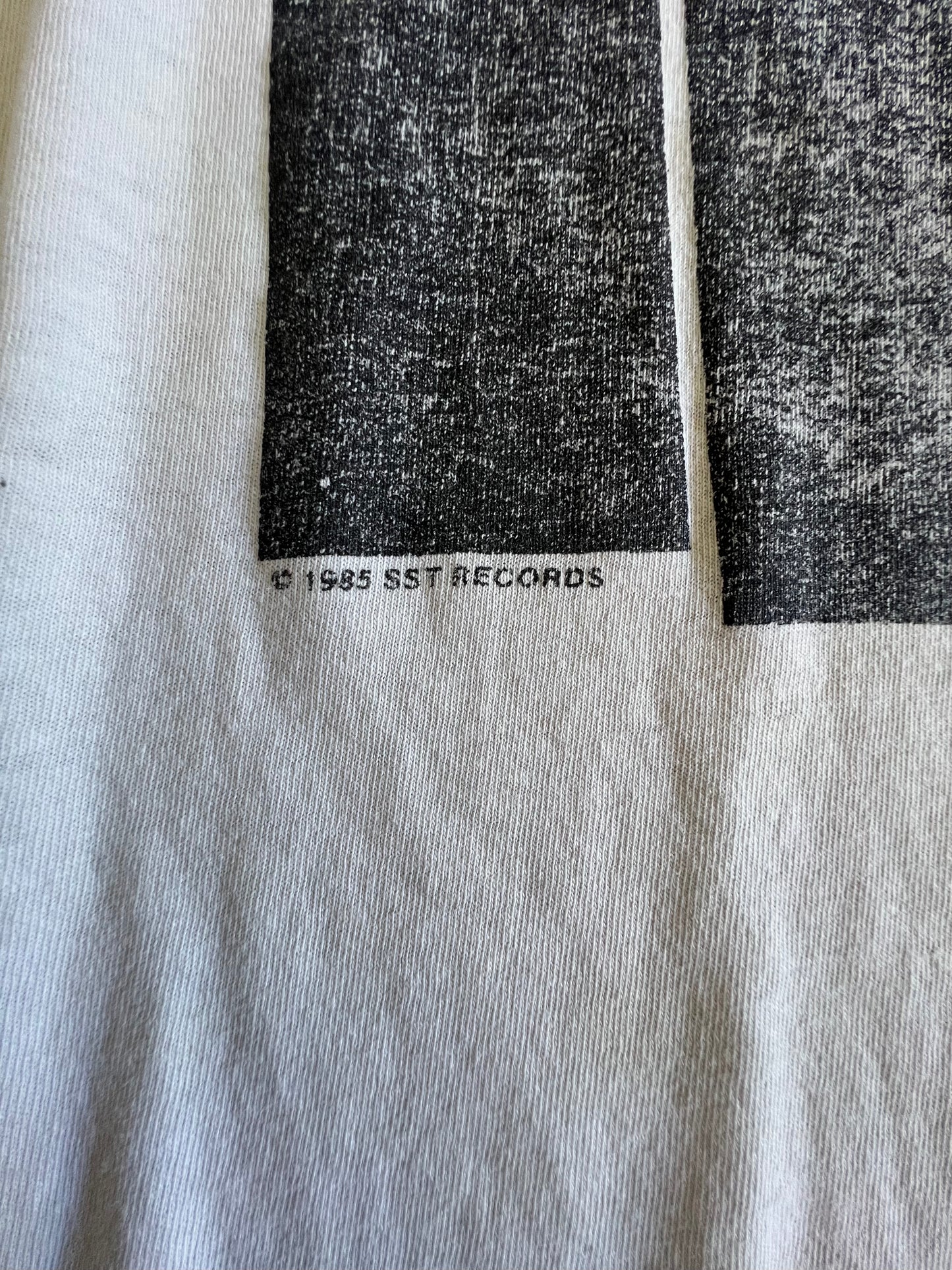 Vintage Original 1985 Black Flag Single Stitch Thrashed T-Shirt XL