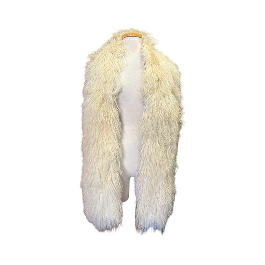 Rare Vintage 50’s/60’s Mongolian Lamb Oversized Stole Mr. A House of Aronowicz Paris New York