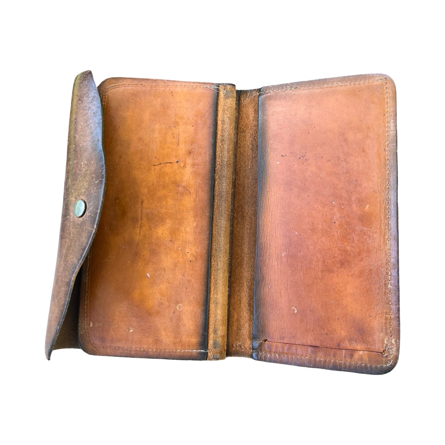 Vintage 1970’s Butter Soft Hand Tooled & Painted Leather Wallet