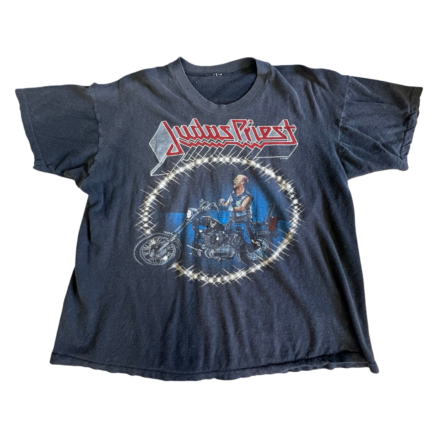 Vintage Judas Priest 1984 Defenders Of The Faith Single Stitch Rock Tee