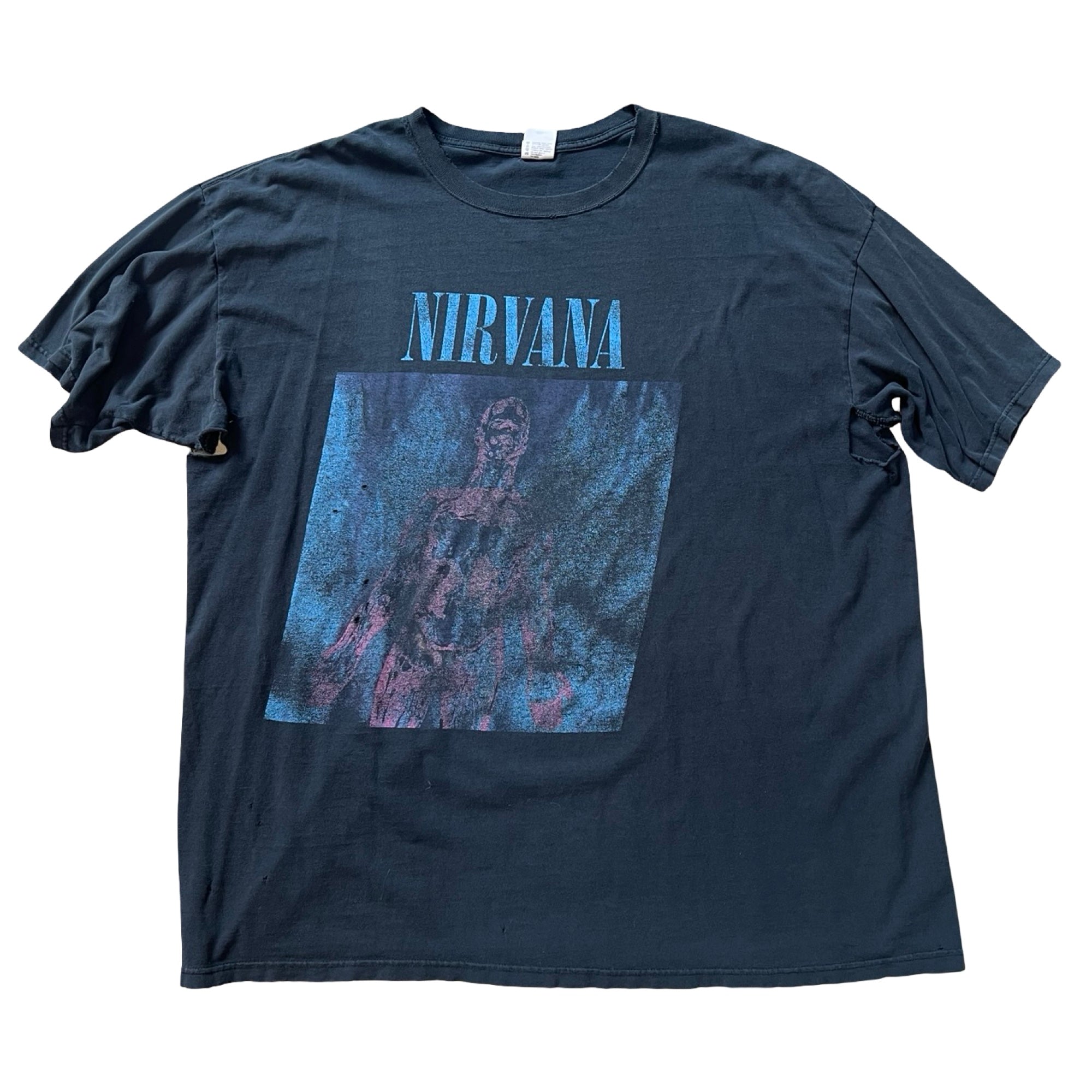 Rare Vintage 90's Nirvana Double Sided Sliver Tee Oversized 3XL