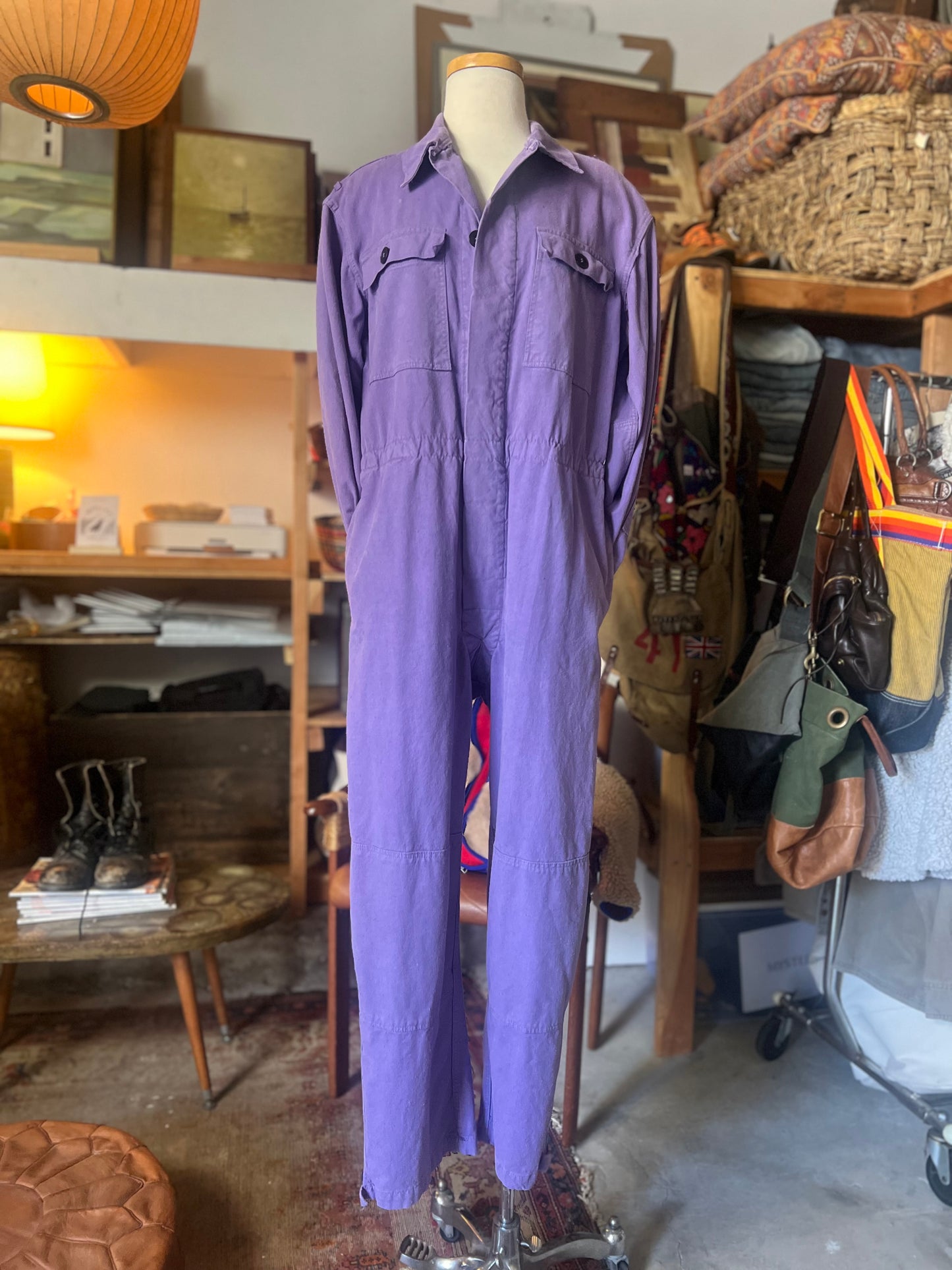 Vintage Overdyed Jumpsuit Boiler Suit L
