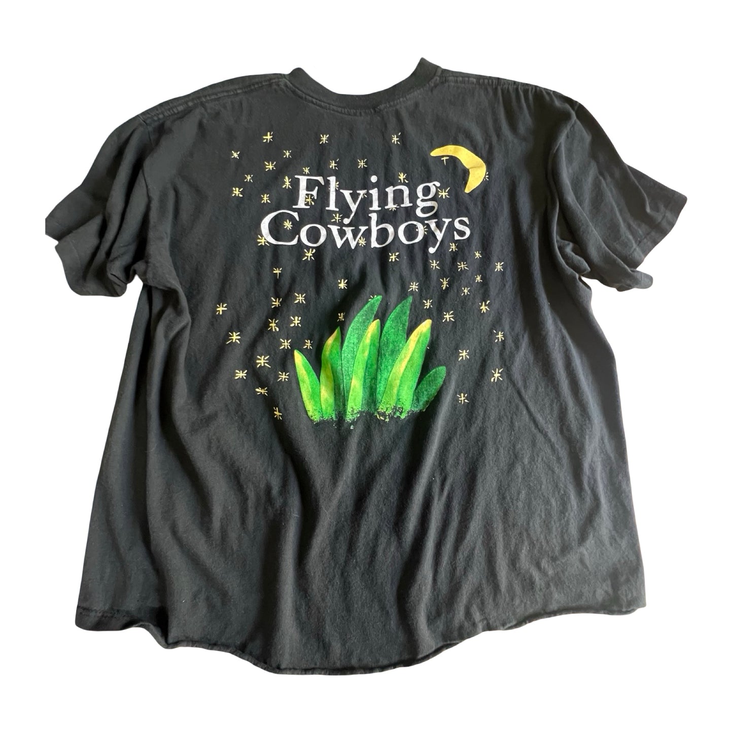 Vintage 90’s Rickie Lee Jones Flying Cowboys 2X Sided Tee XL