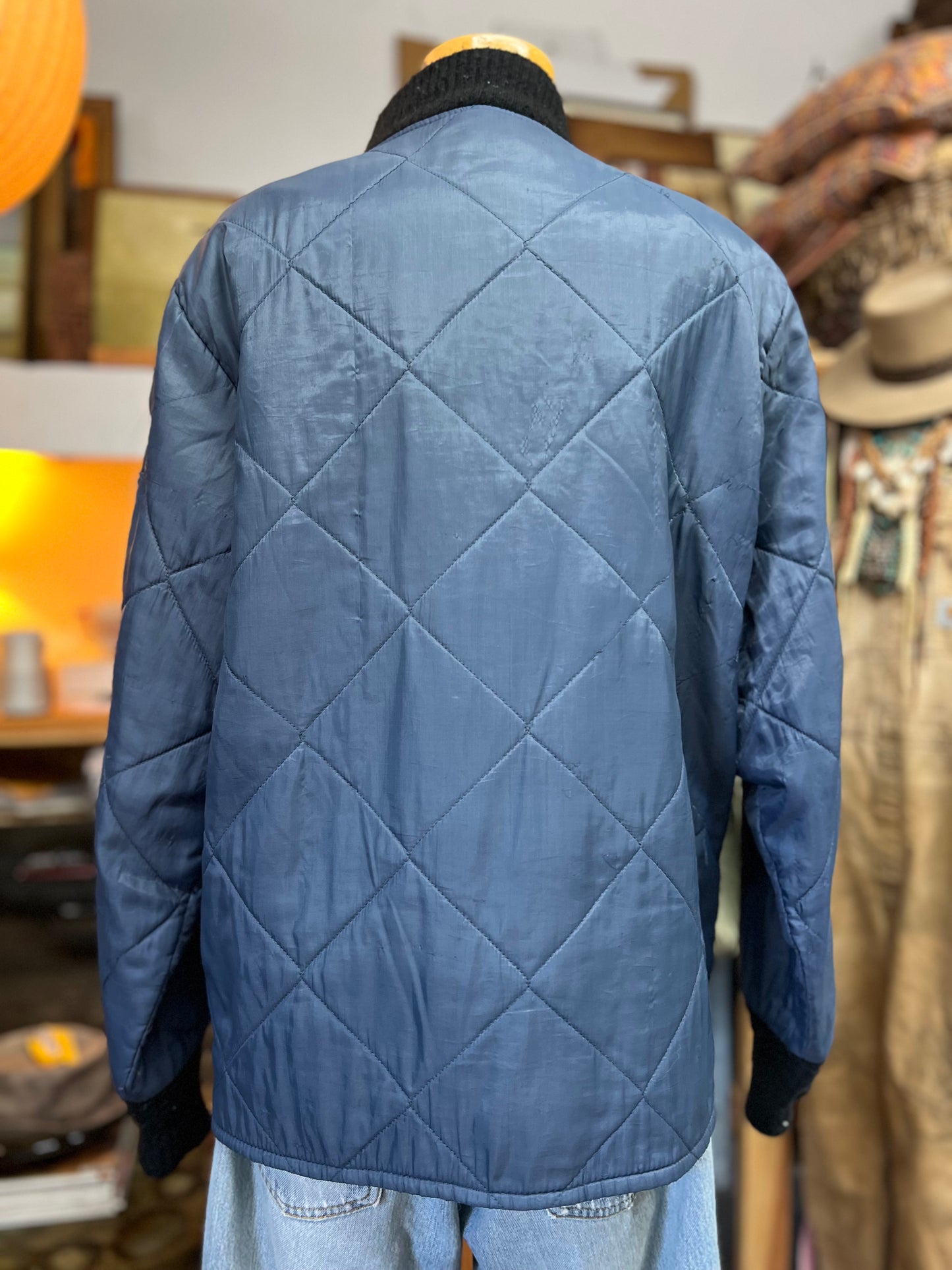 Vintage 70’s Walls Quilted Zip Front Work Wear Jacket