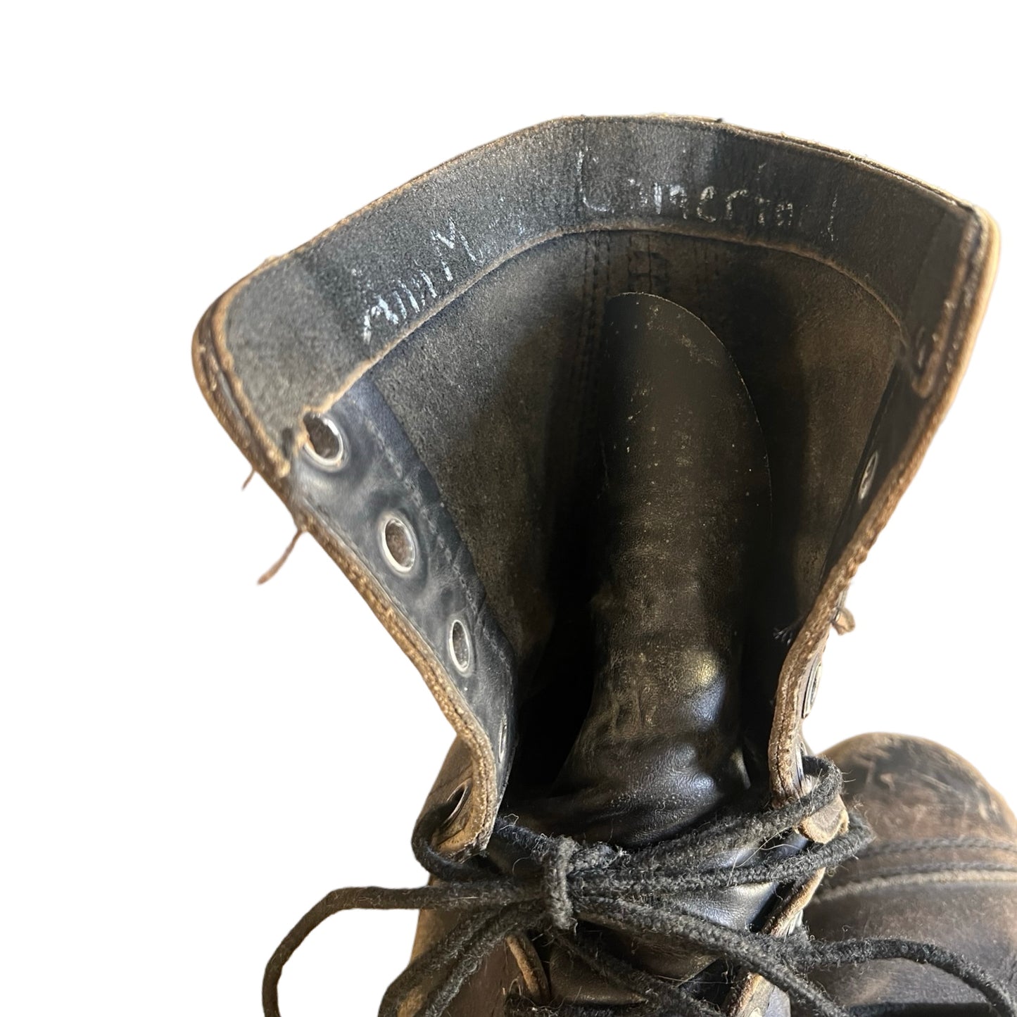 Vintage 80’s Ansi Distressed Biltrite Military Steel Toe Combat Boots Women’s 8.5/9