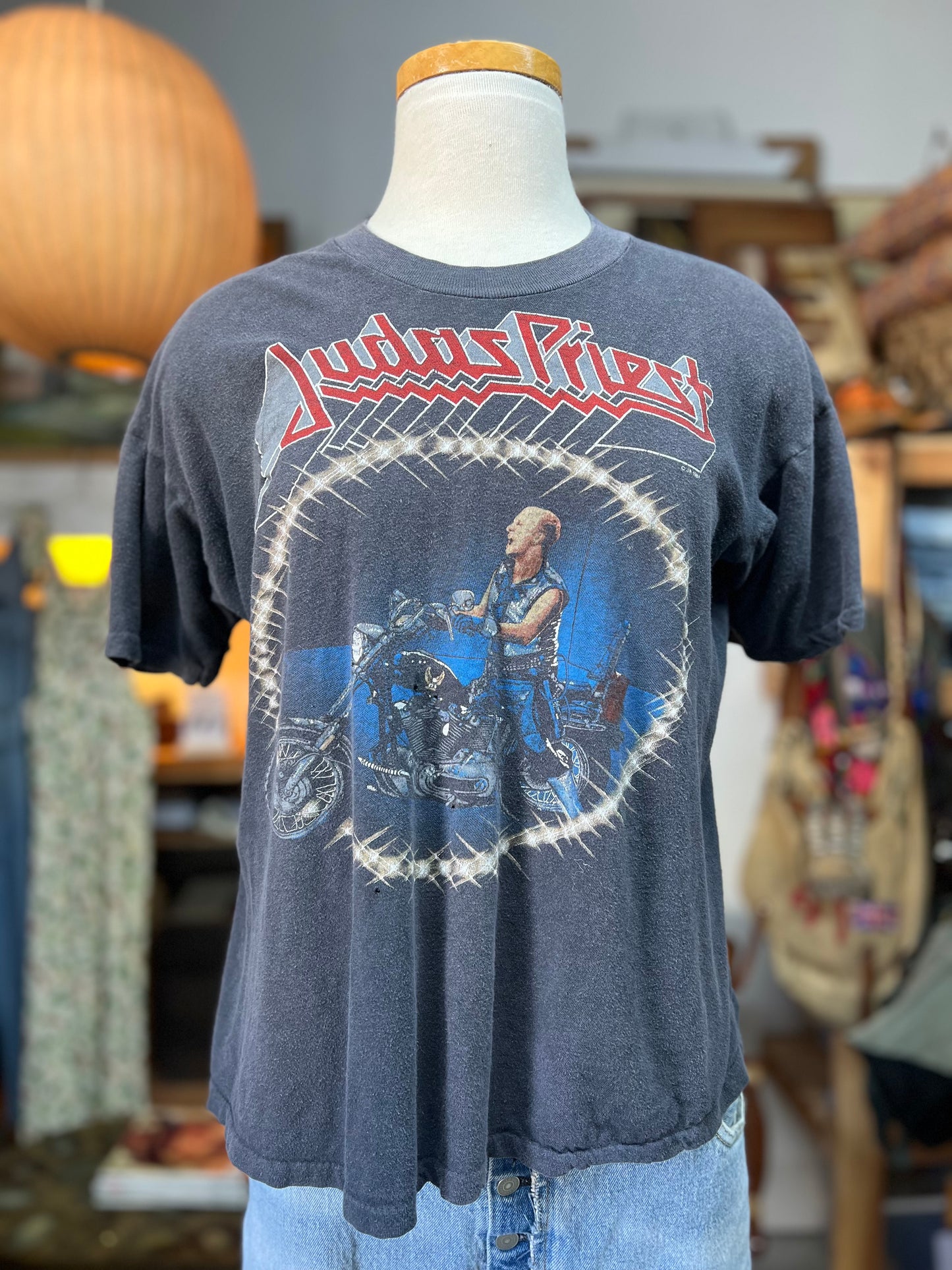 Vintage Judas Priest 1984 Defenders Of The Faith Single Stitch Rock Tee
