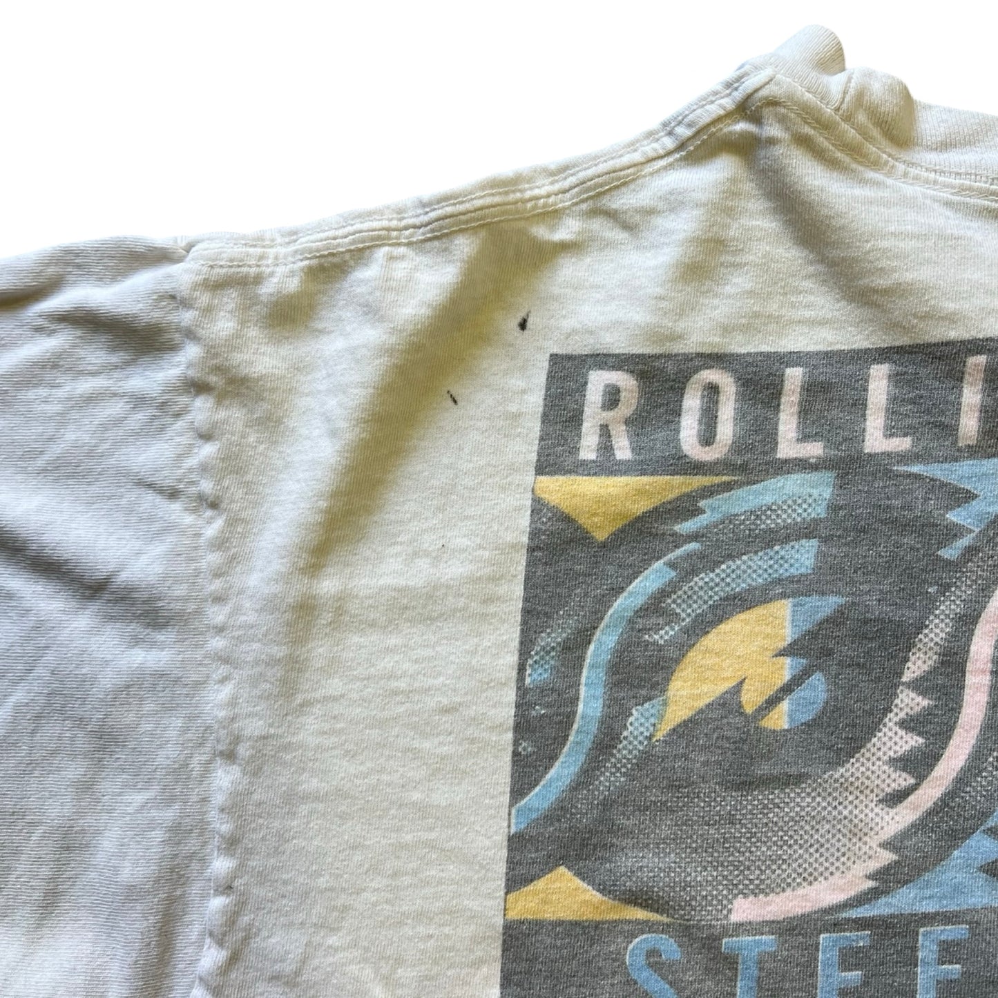 Vintage Rolling Stones 1989 Steel Wheels North American Tour Single Stitch T-Shirt XL/XXL