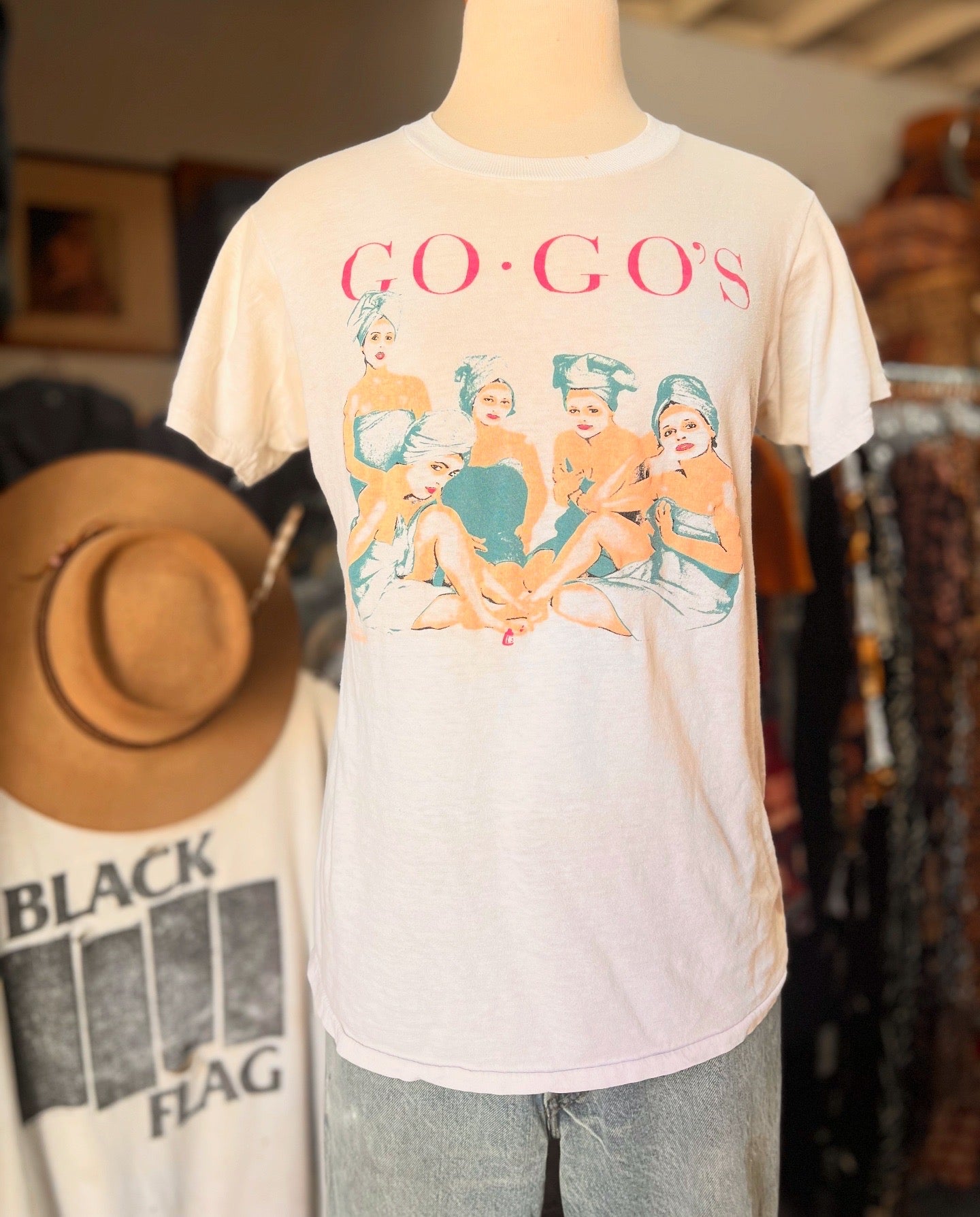 Vintage Original 1982 Go Go’s Single Stitch Beautify America Tour T-Shirt S