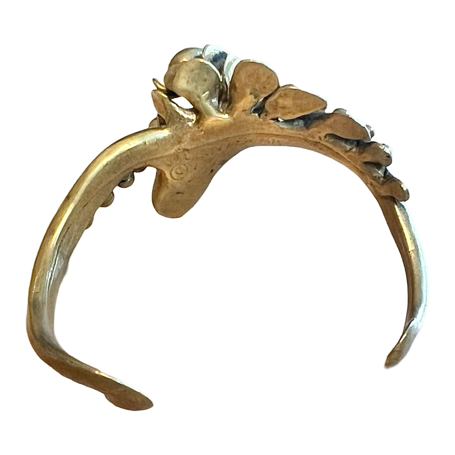 Vintage 1977 Signed Stephen Burr Modernist Brass Cuff