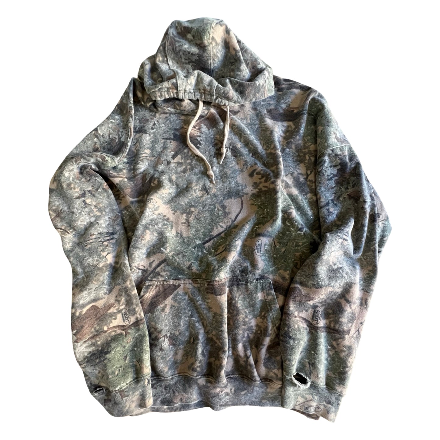 Vintage 90’s King’s Desert Camo Giant Oversized Hoodie