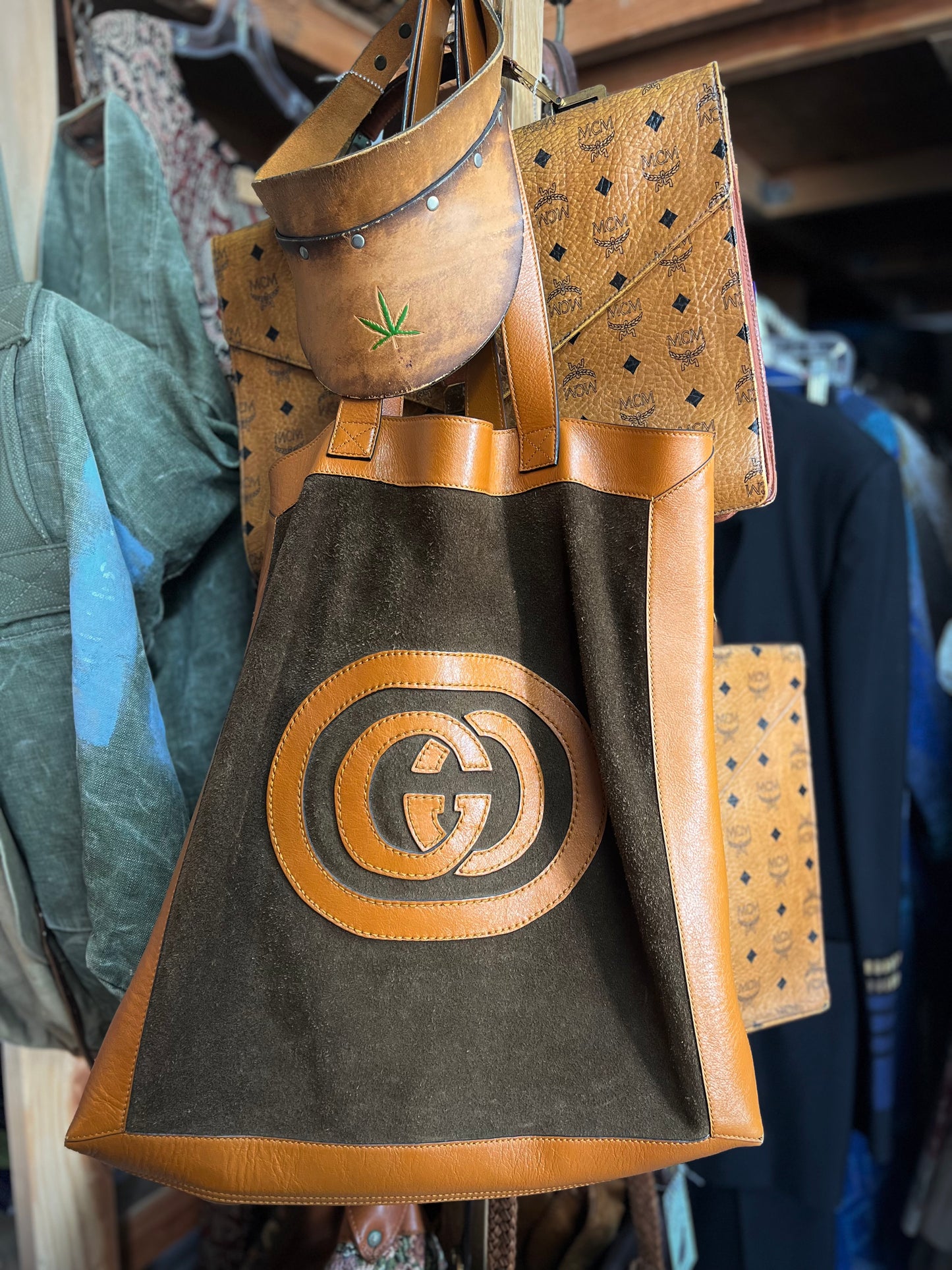 Gucci Ophidia Suede Tote S/S 2018 Mint Condition Rare Colorway