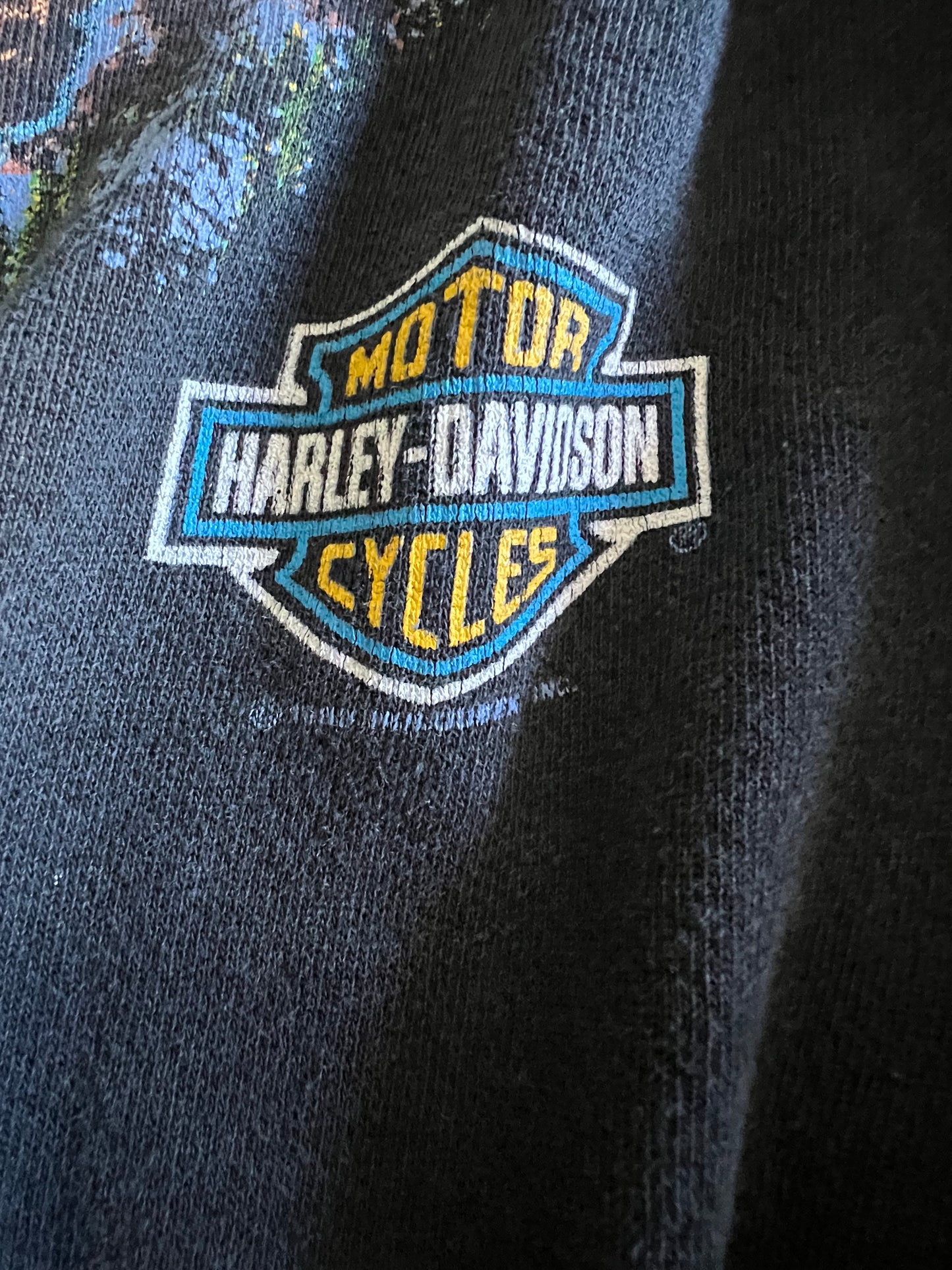 Rare Vintage 1983 Harley Davidson Raglan Sweatshirt Sturgis 1990 XL