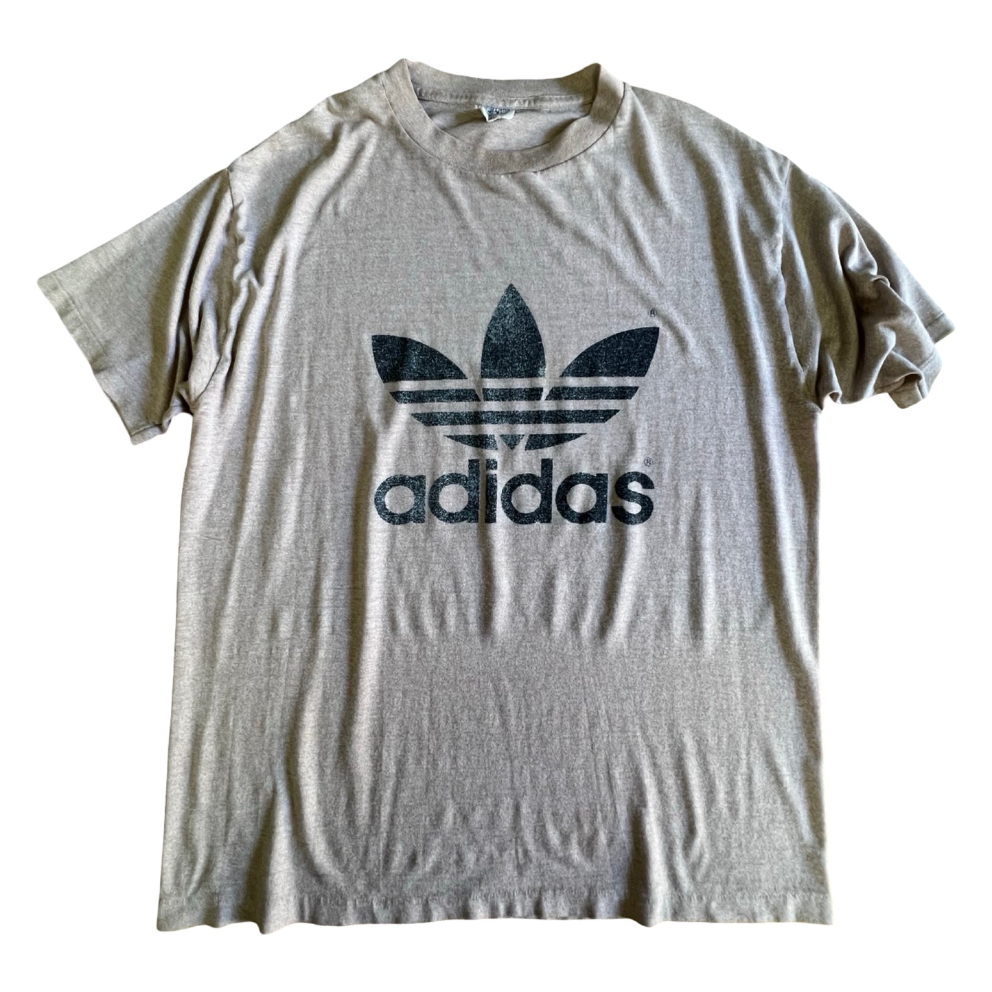 RARE Adidas 1970’s Double Sided Trefoil Logo Single Stitch Tee Rare Color XL