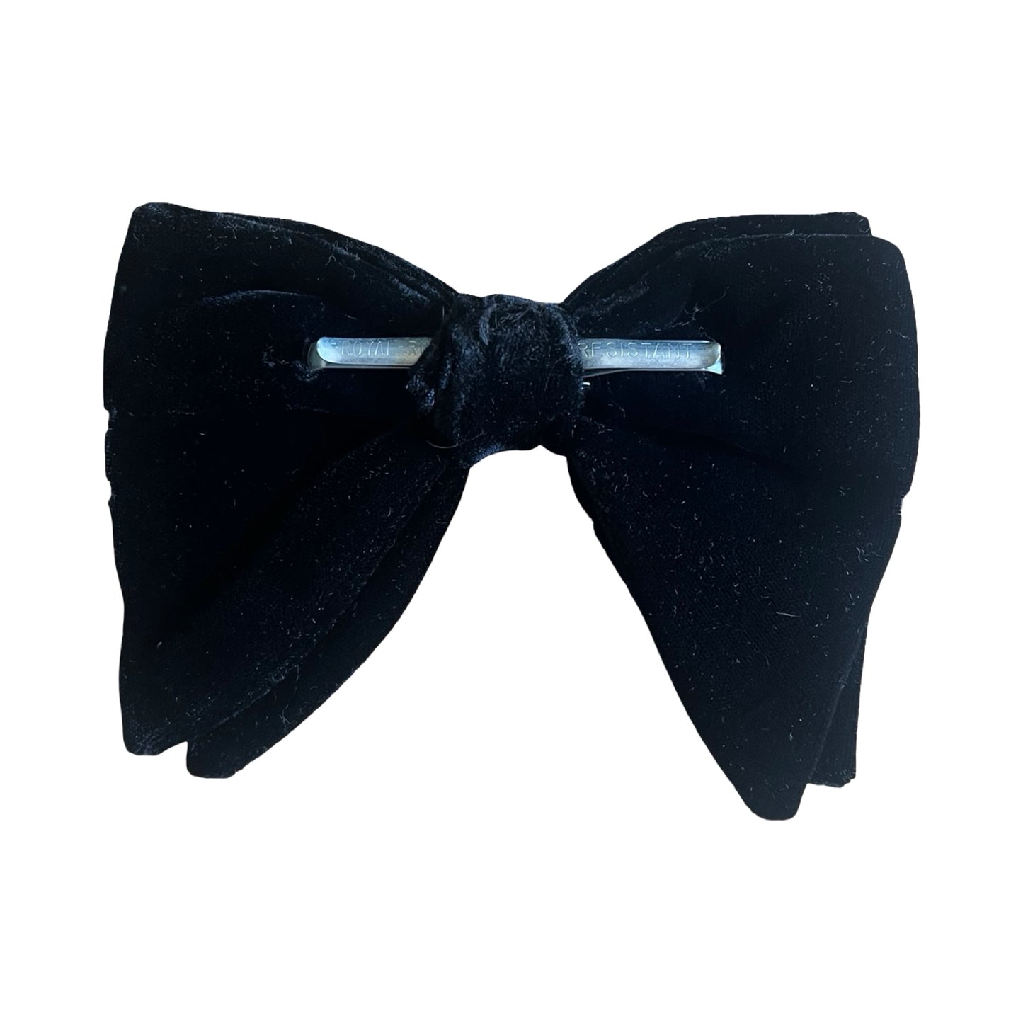 Vintage 70’s Velvet Clip On Bow Tie