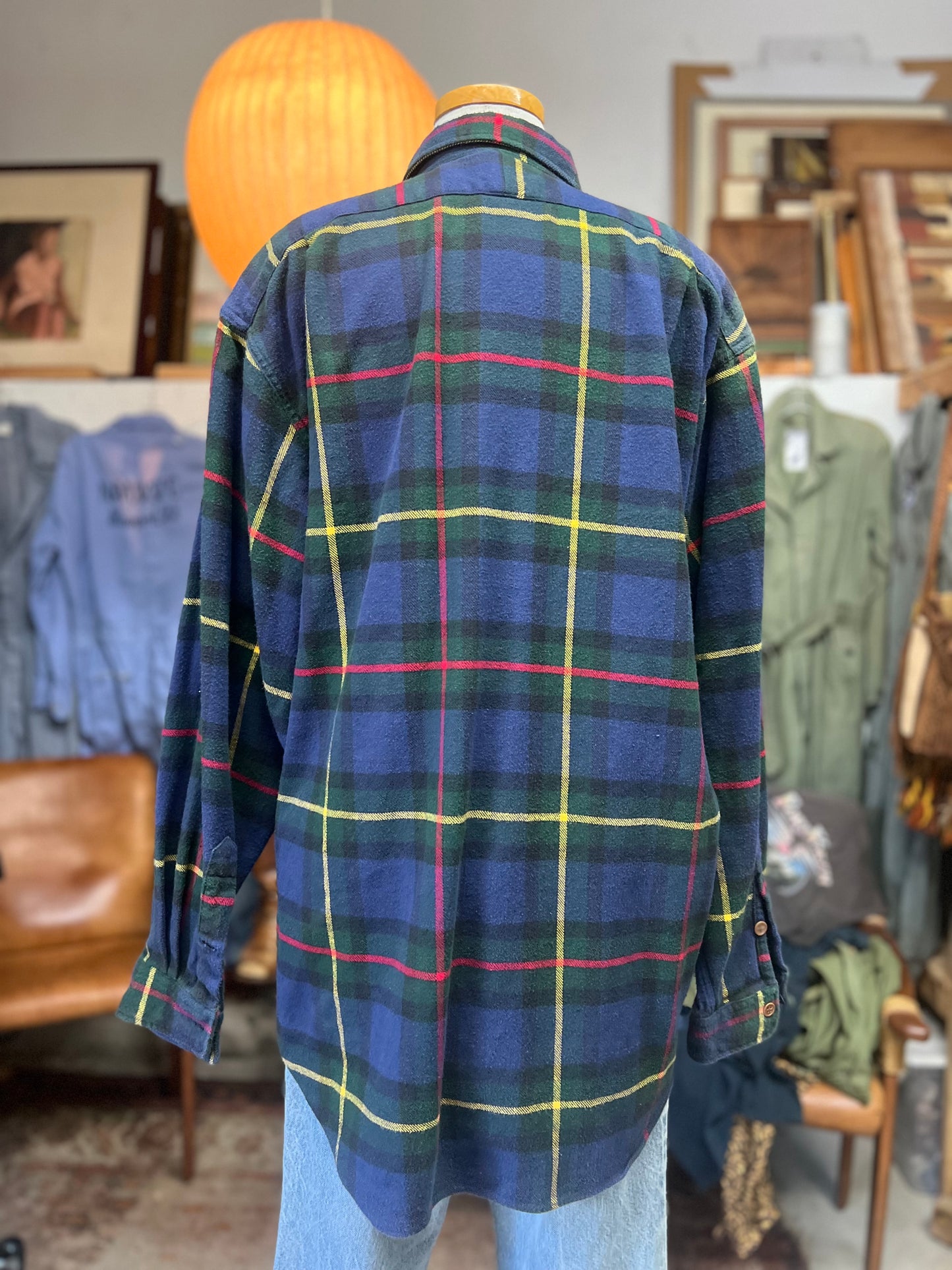 Vintage 90’s Oversized Classic Polo Ralph Lauren Flannel XL