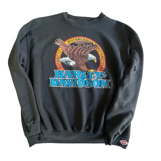 Vintage 1992 Holoubek Harley Chillicothe OH Graphic Sweatshirt XL