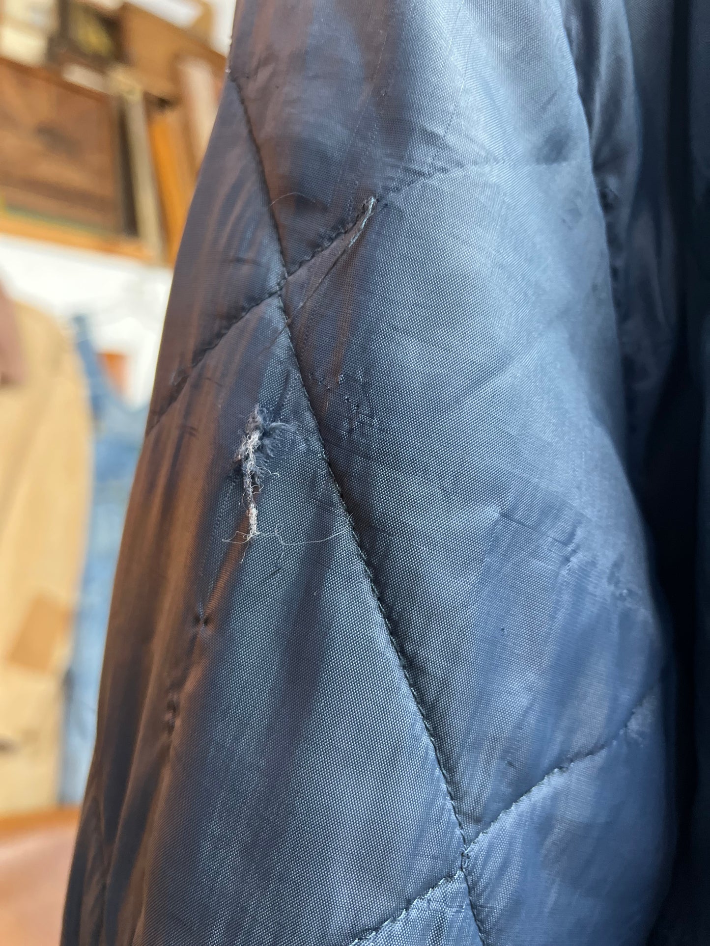 Vintage 70’s Walls Quilted Zip Front Work Wear Jacket